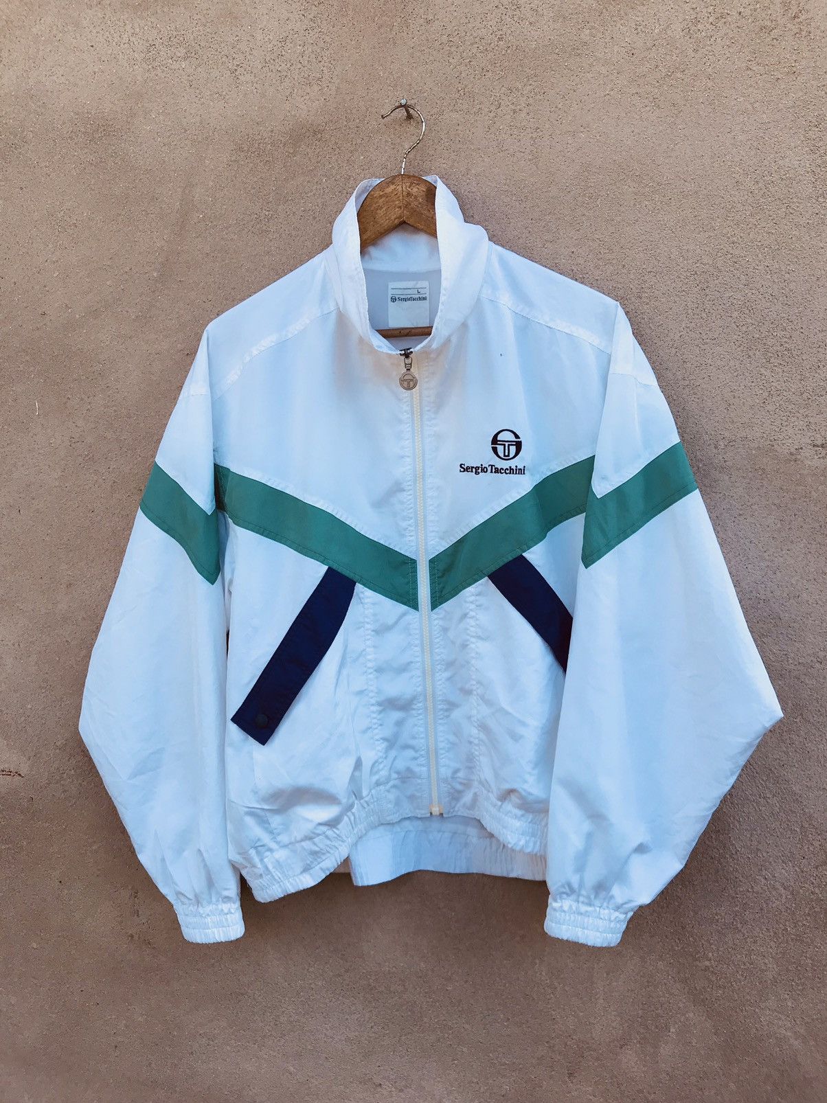 Sergio Tacchini VINTAGE SERGIO TACCHINI WINDBREAKER JACKET Size US L / EU 52-54 / 3 - 2 Thumbnail