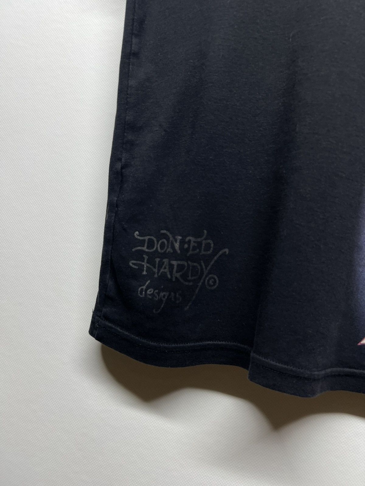 Ed Hardy × Vintage Vintage Y2k Rare Ed Hardy Skull ☠️ Big Logo T-Shirt 90’s Size S / US 4 / IT 40 - 7 Thumbnail