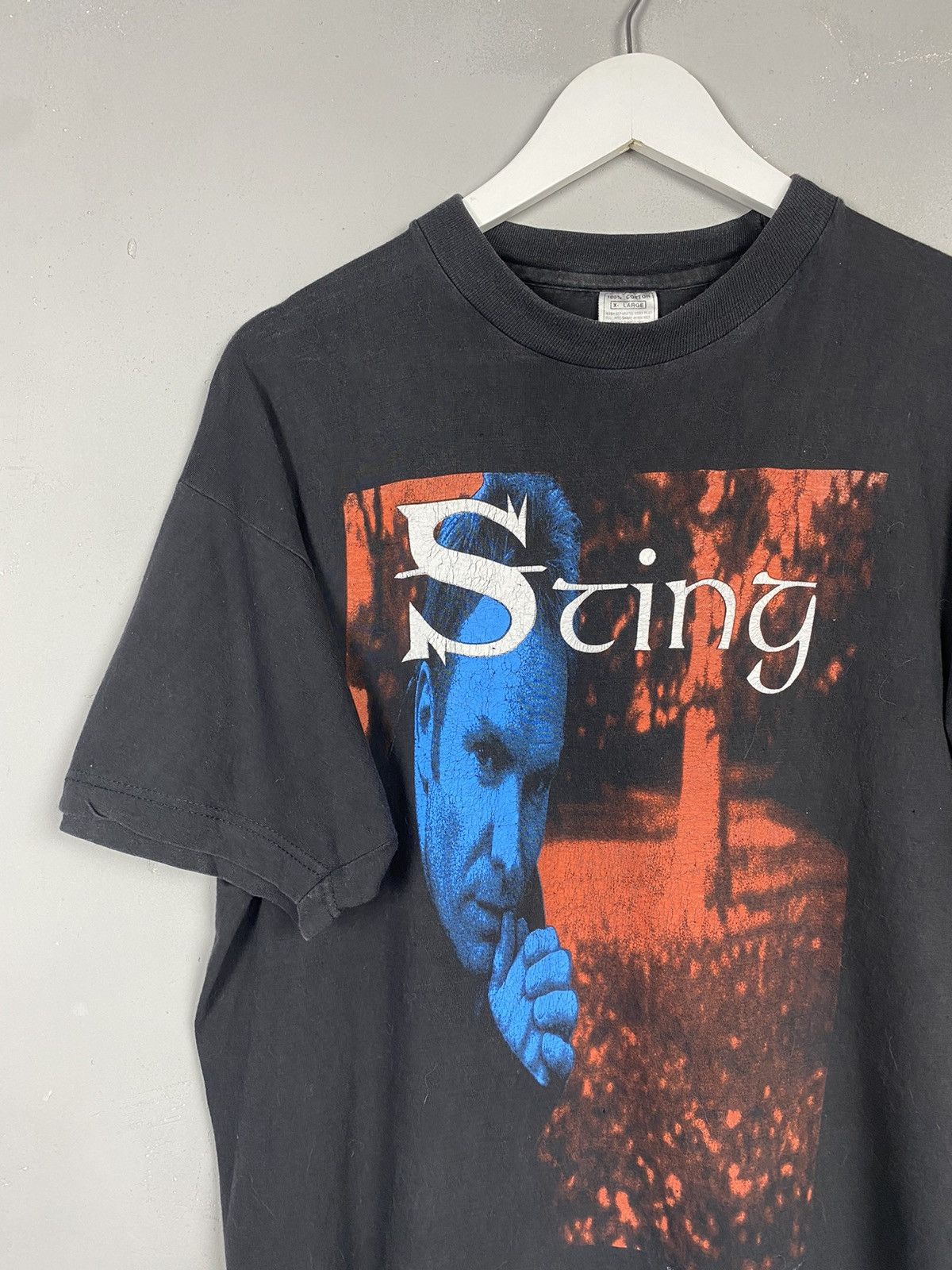 Band Tees 1996 Vintage Sting Mercury Fall Tour Faded T Shirt Large Size US L / EU 52-54 / 3 - 3 Thumbnail