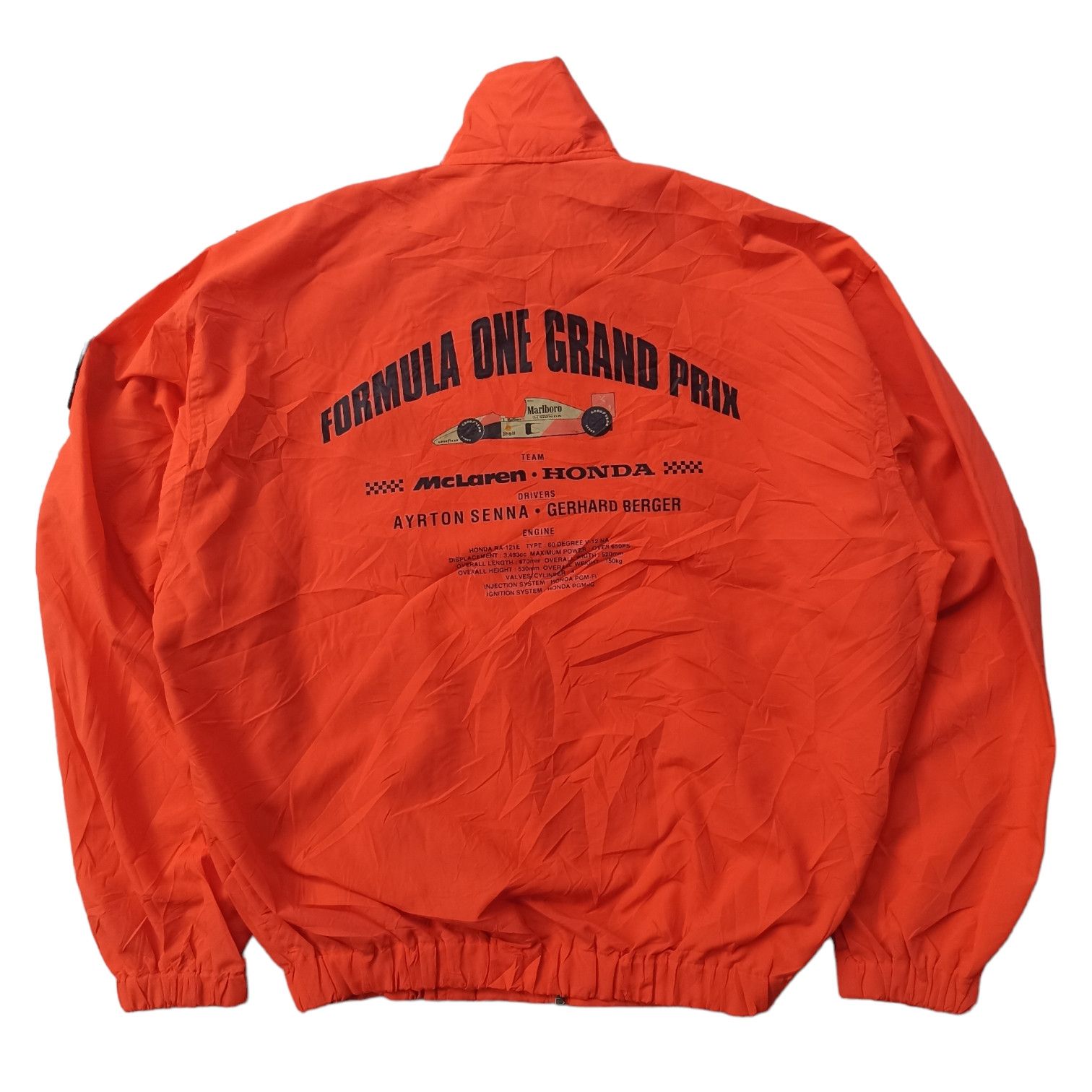 80s 90s HONDA Marlrboro McLaren ブルゾン レア Vintage 80s Honda Marlboro Mclaren Jacket