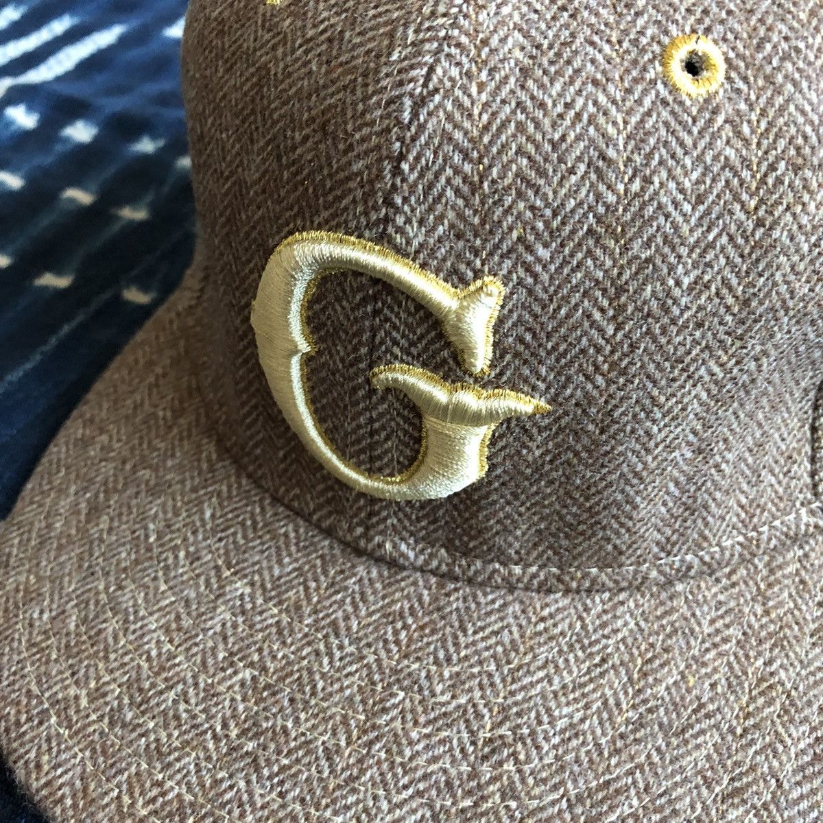 New Era Goods X New Era Logo Herringbone Cap 7 5/8 Size ONE SIZE - 3 Thumbnail