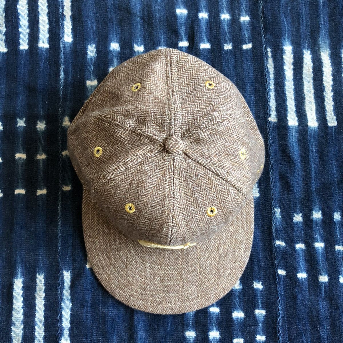 New Era Goods X New Era Logo Herringbone Cap 7 5/8 Size ONE SIZE - 2 Thumbnail