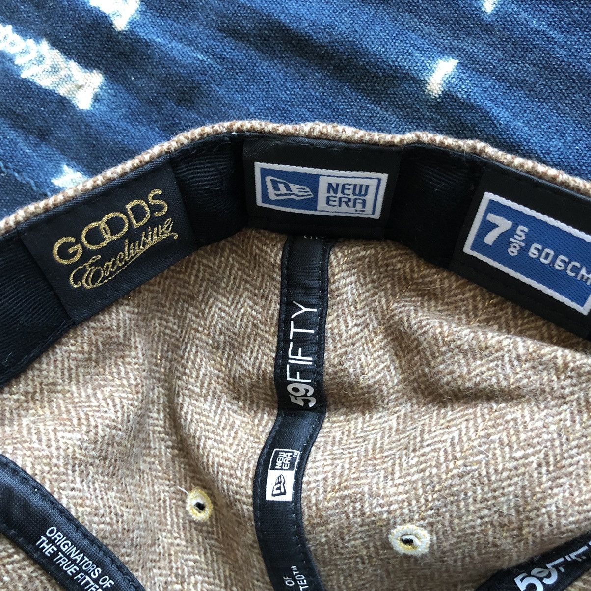 New Era Goods X New Era Logo Herringbone Cap 7 5/8 Size ONE SIZE - 6 Thumbnail