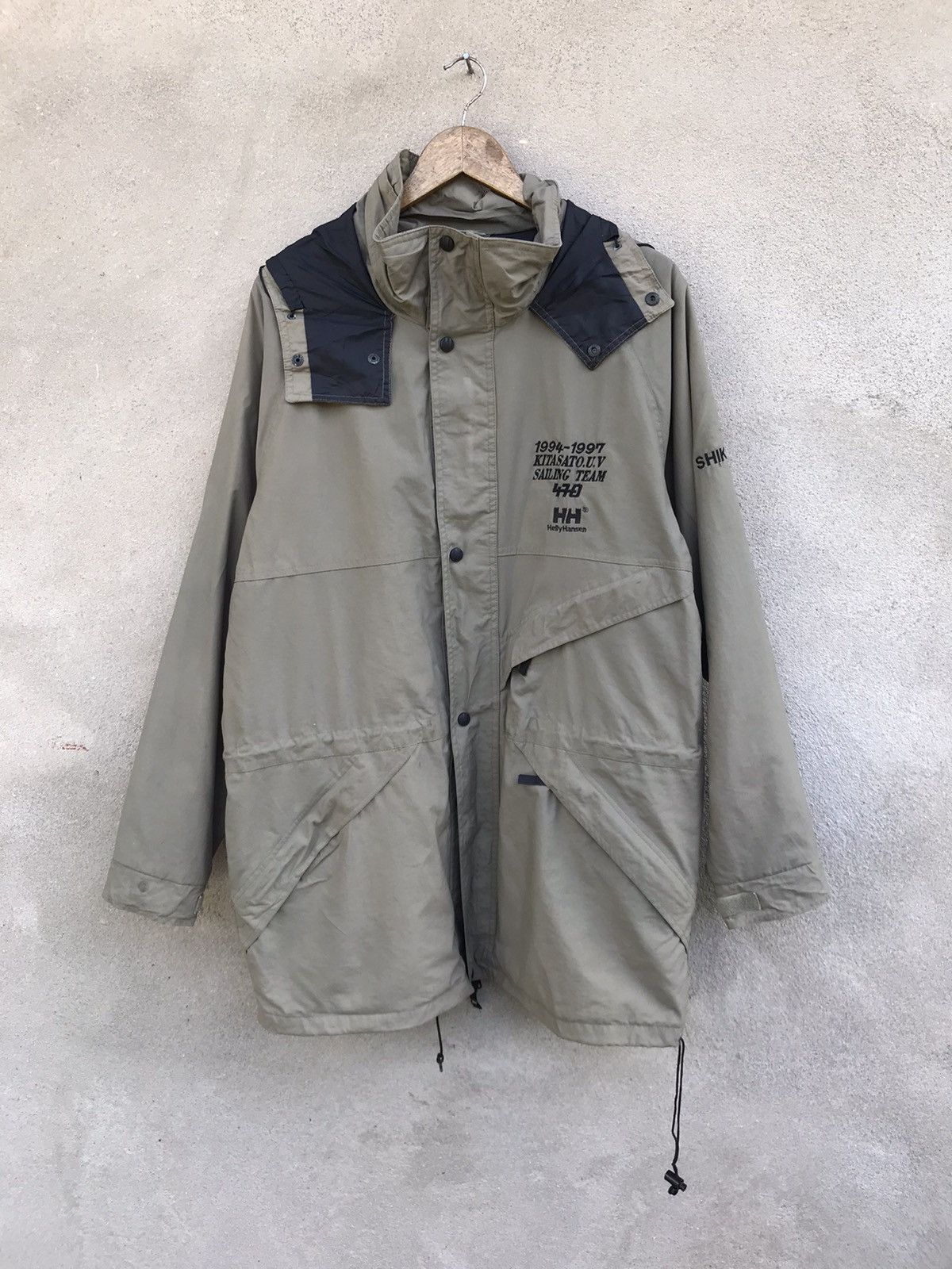 Helly Hansen VINTAGE HELLY HANSEN KITASATO SAILING TEAM RACING PARKA JCKT Size US L / EU 52-54 / 3 - 2 Thumbnail
