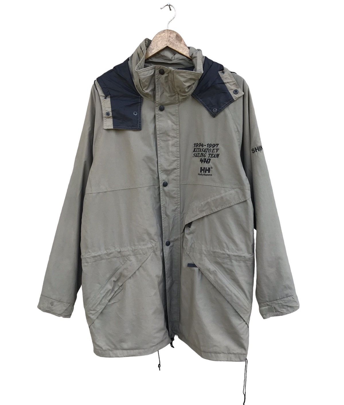 Helly Hansen VINTAGE HELLY HANSEN KITASATO SAILING TEAM RACING PARKA JCKT Size US L / EU 52-54 / 3 - 1 Thumbnail