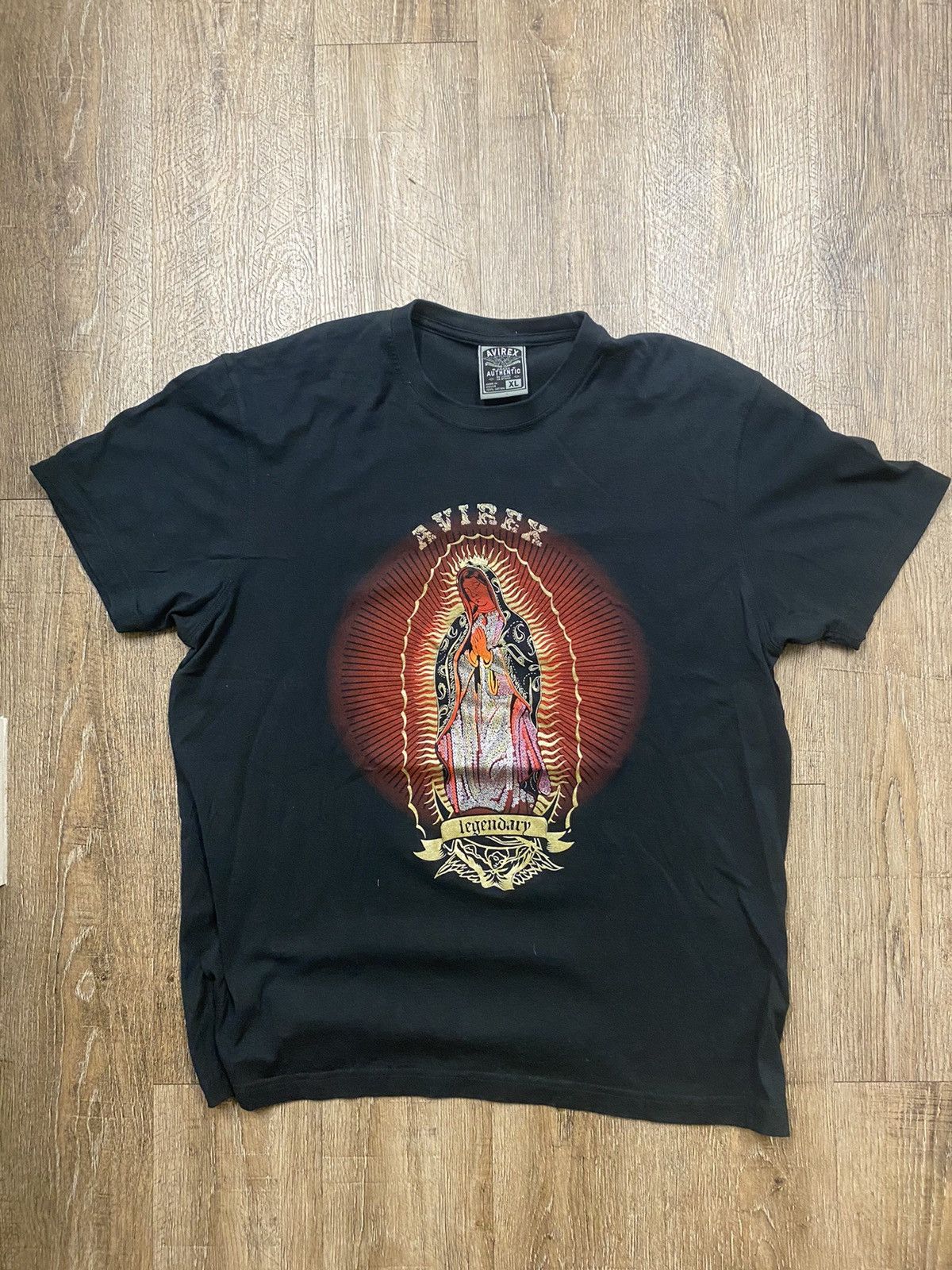 Avirex Avirex Virgin Mary t shirt | Grailed