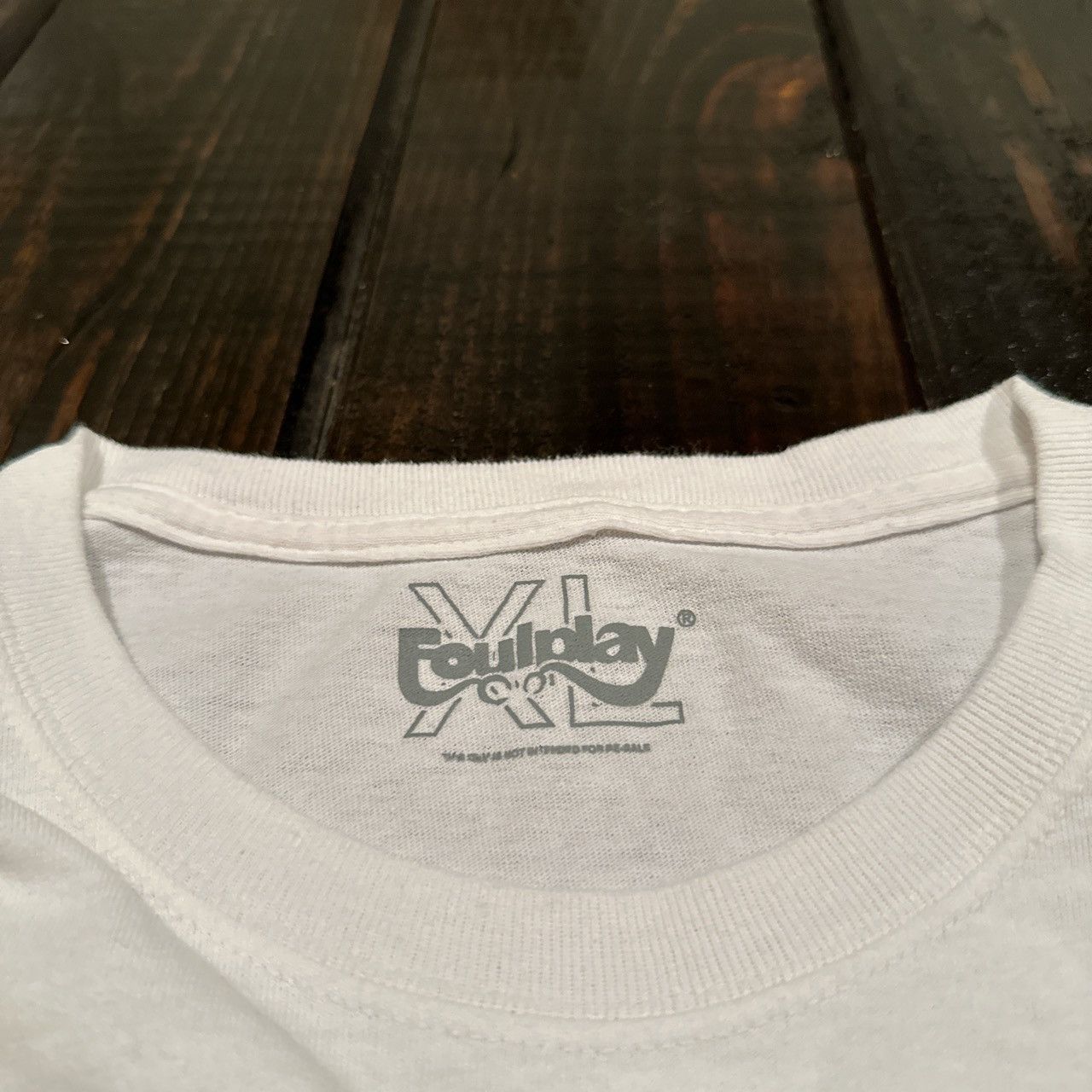 Foulplay Company FOULPLAY WHITE LOGO T SHIRT XL Size US XL / EU 56 / 4 - 2 Thumbnail