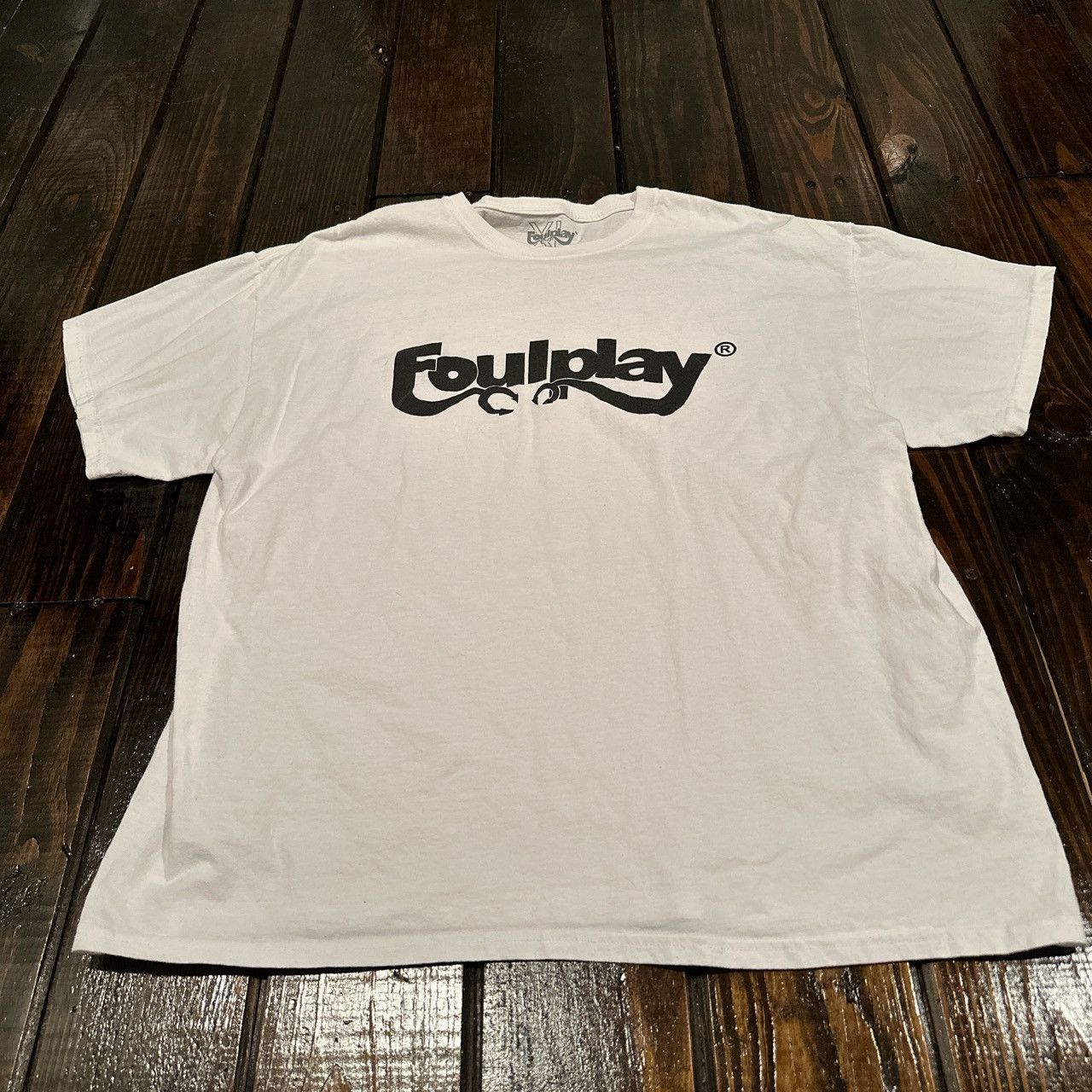 Foulplay Company FOULPLAY WHITE LOGO T SHIRT XL Size US XL / EU 56 / 4 - 1 Thumbnail