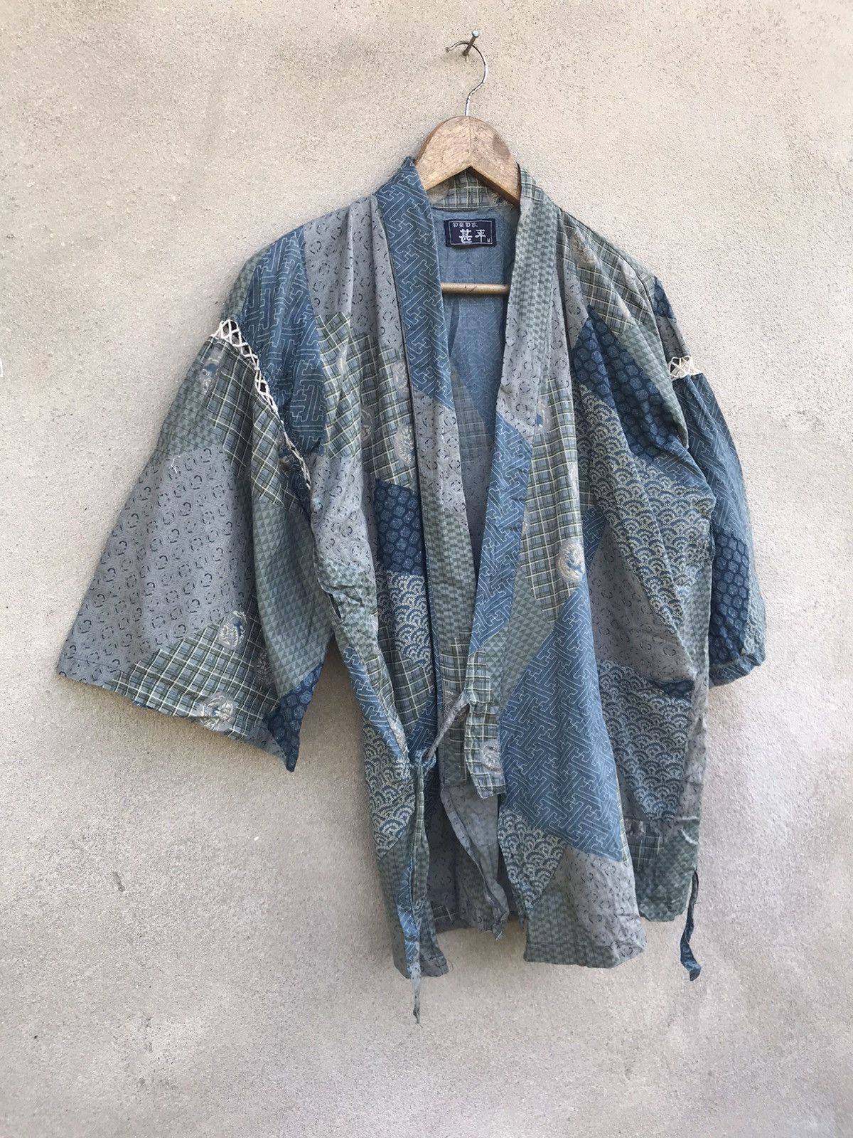 Japanese Brand KIMONO PATCHWORK JAPANESE SAMURAI KAPITAL STYLE Size US M / EU 48-50 / 2 - 3 Thumbnail