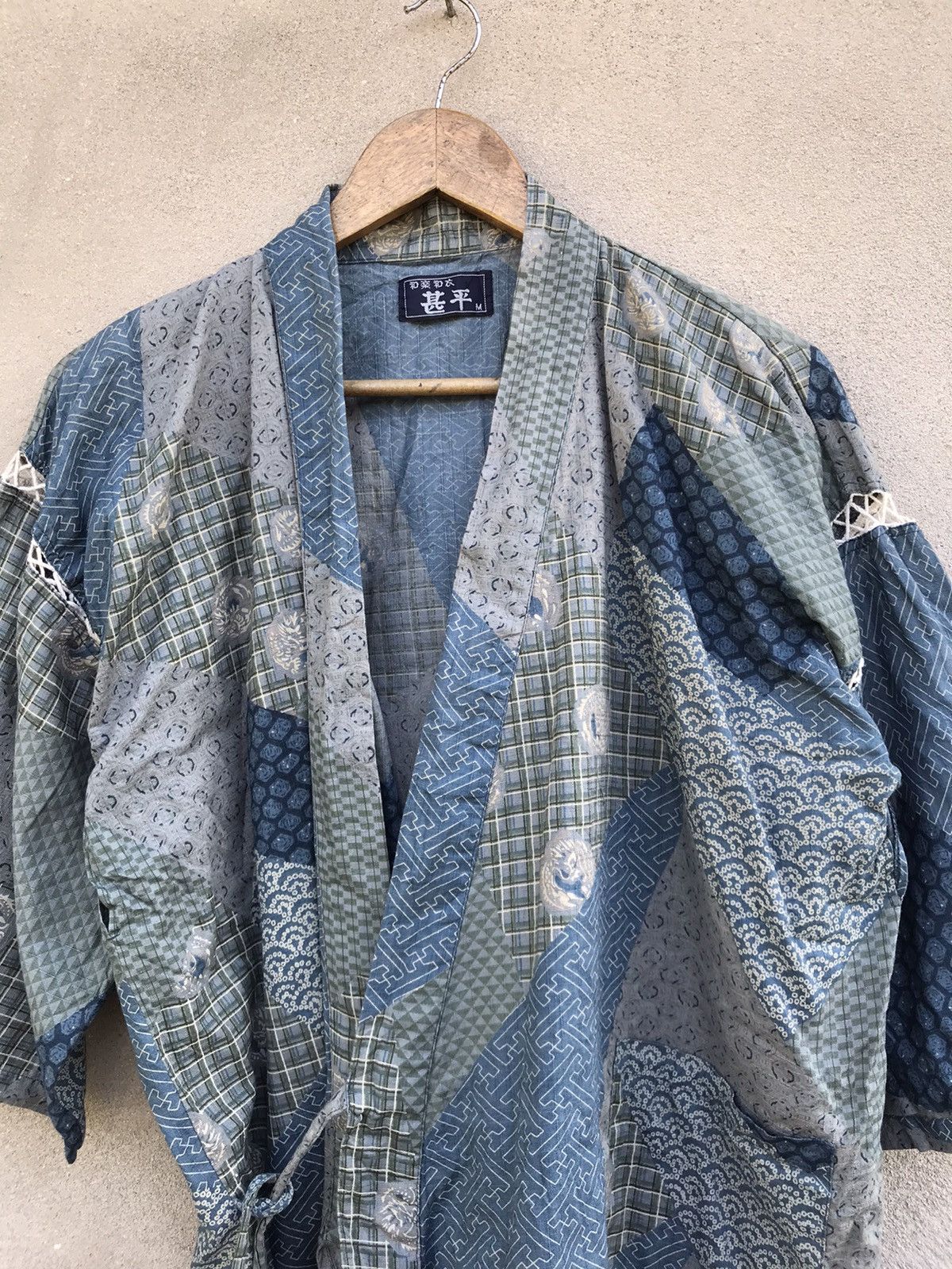 Japanese Brand KIMONO PATCHWORK JAPANESE SAMURAI KAPITAL STYLE Size US M / EU 48-50 / 2 - 7 Thumbnail