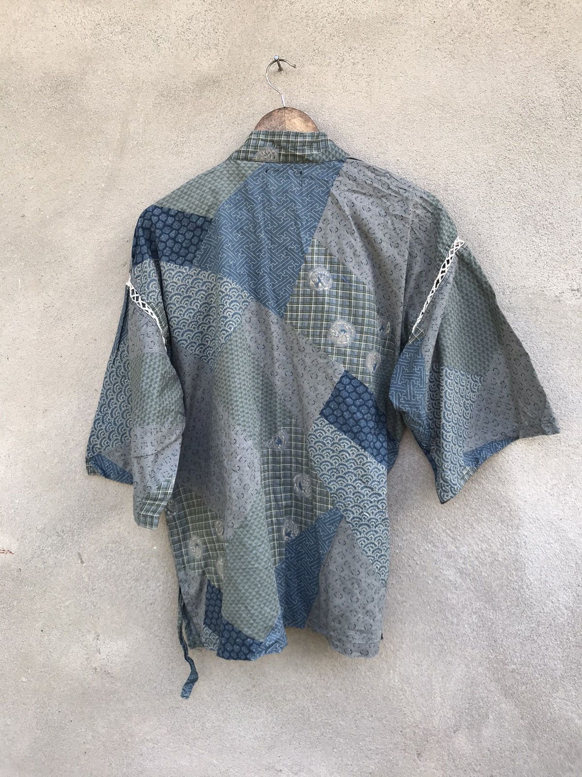Japanese Brand KIMONO PATCHWORK JAPANESE SAMURAI KAPITAL STYLE Size US M / EU 48-50 / 2 - 8 Thumbnail