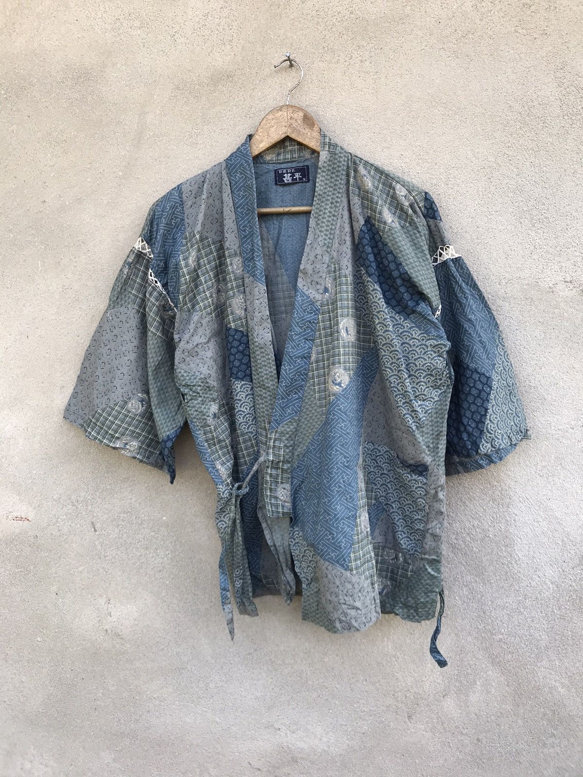 Japanese Brand KIMONO PATCHWORK JAPANESE SAMURAI KAPITAL STYLE Size US M / EU 48-50 / 2 - 2 Thumbnail
