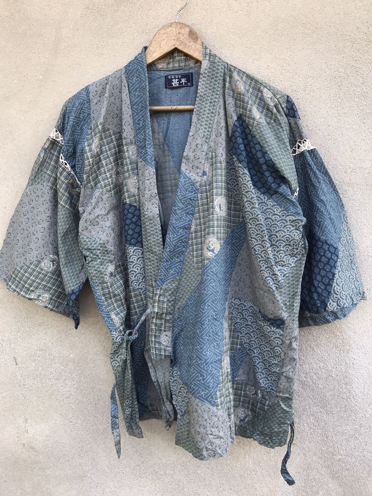 Japanese Brand KIMONO PATCHWORK JAPANESE SAMURAI KAPITAL STYLE Size US M / EU 48-50 / 2 - 5 Thumbnail