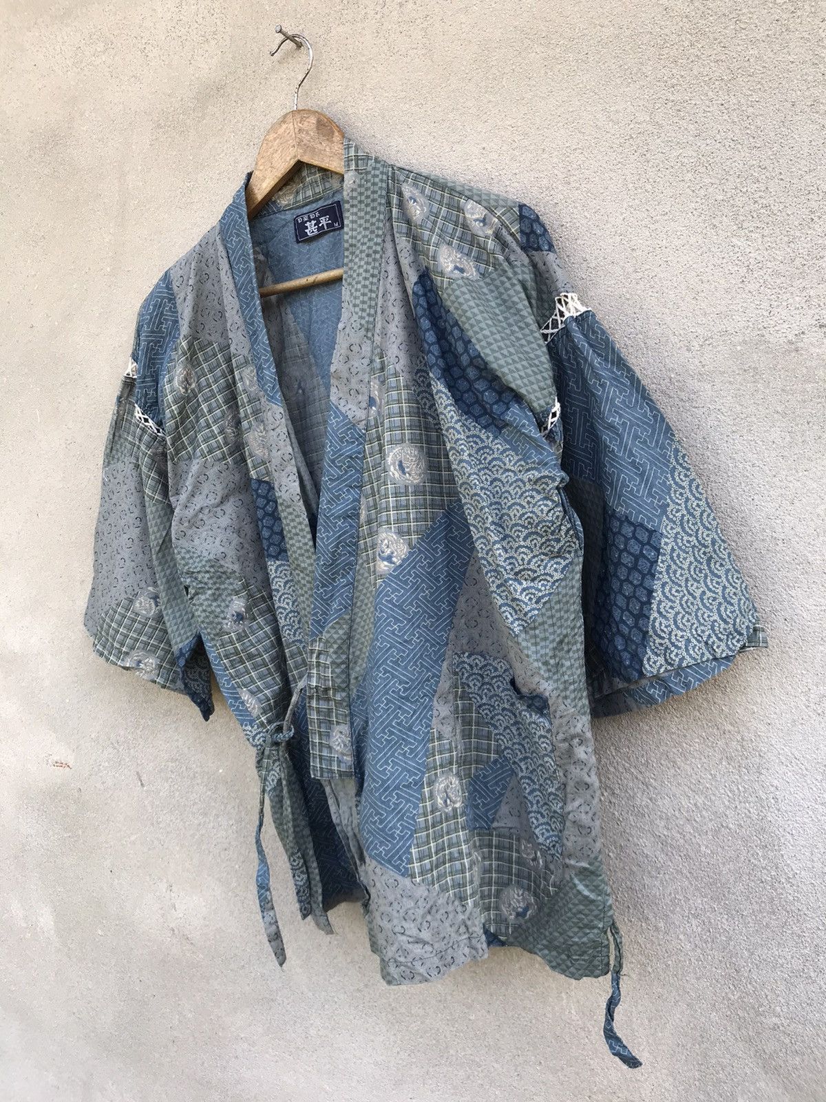 Japanese Brand KIMONO PATCHWORK JAPANESE SAMURAI KAPITAL STYLE Size US M / EU 48-50 / 2 - 4 Thumbnail