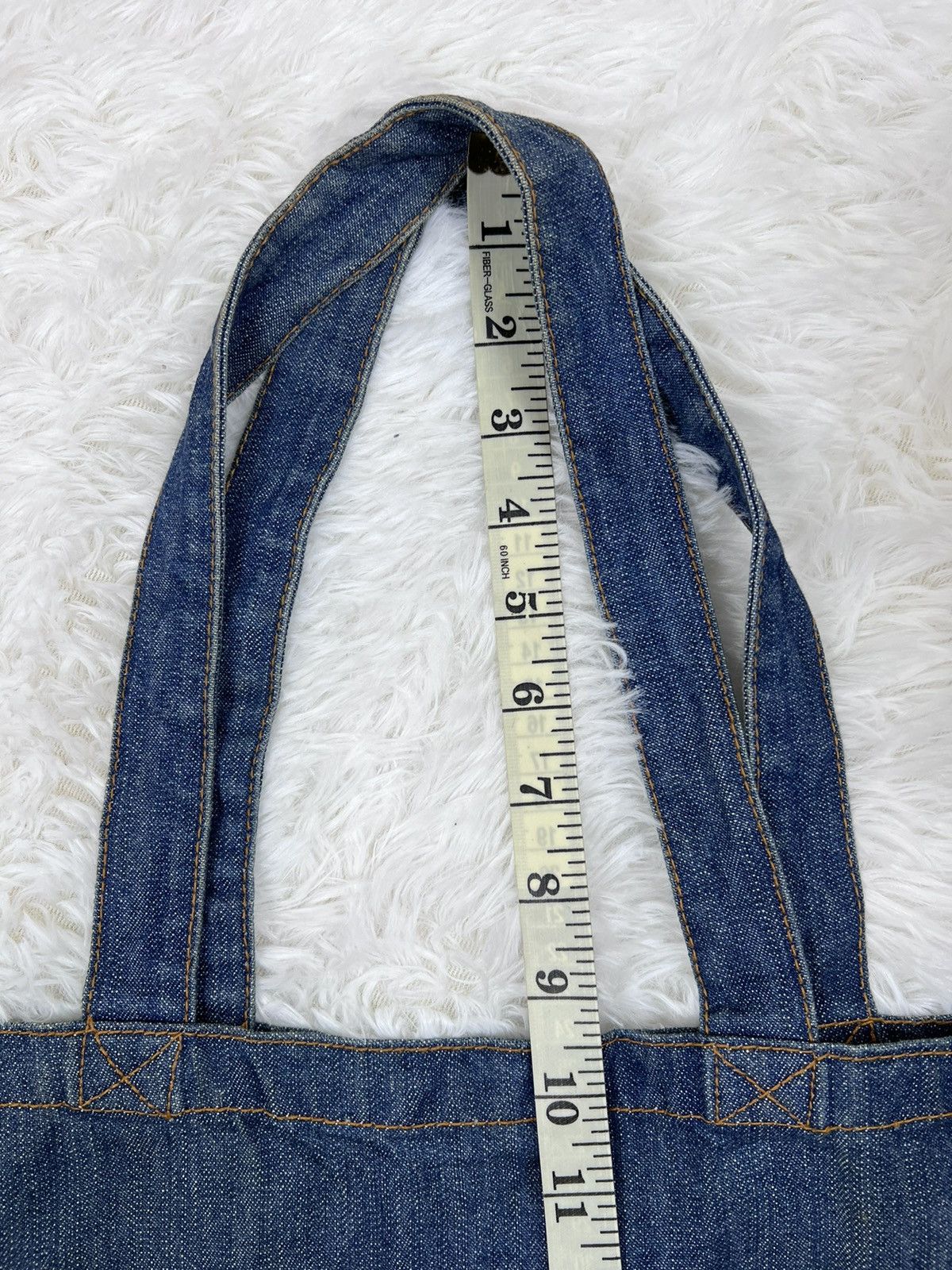 Vintage Japanese Brand Anap Denim Tote Bag