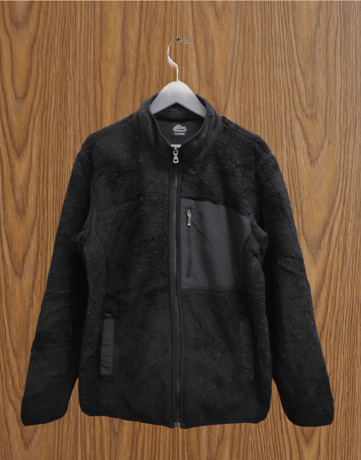 Uniqlo Bulky Deep Pile Fleece Black Jacket