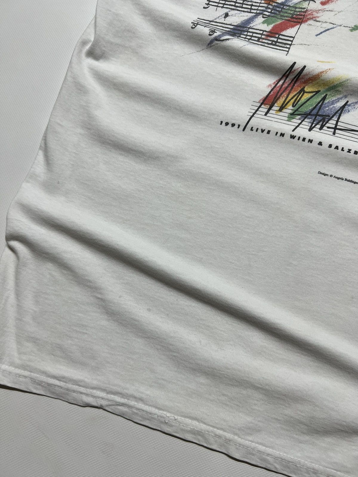 Vintage 1990 Mozart Live in Wien & Salzburg T Shirt by A. Baldinger Size US L / EU 52-54 / 3 - 4 Thumbnail