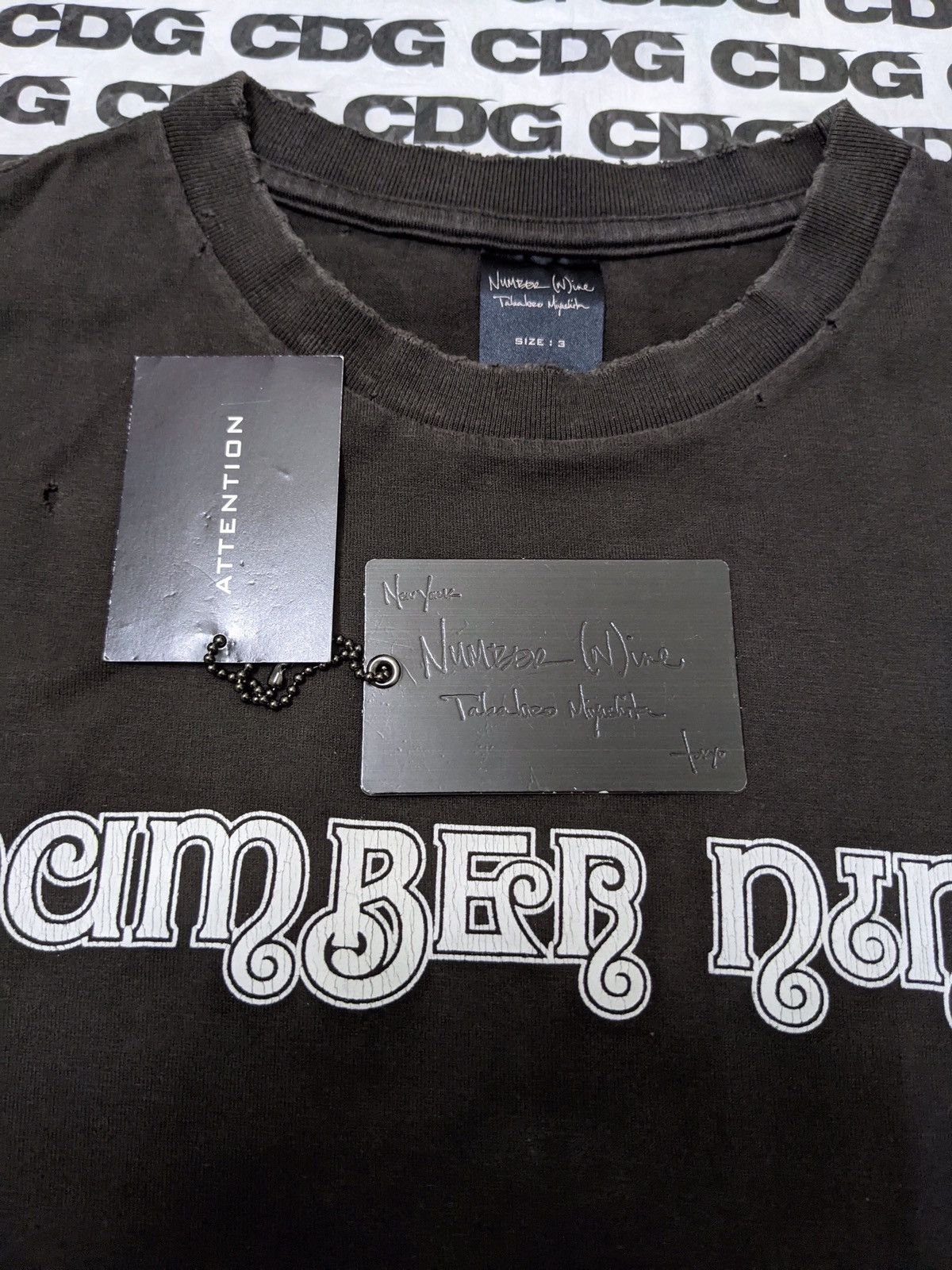 Japanese Brand NUMBER (N)INE Takahiro Miyashita 05SS Nightcrawler Tee Size US M / EU 48-50 / 2 - 5 Thumbnail