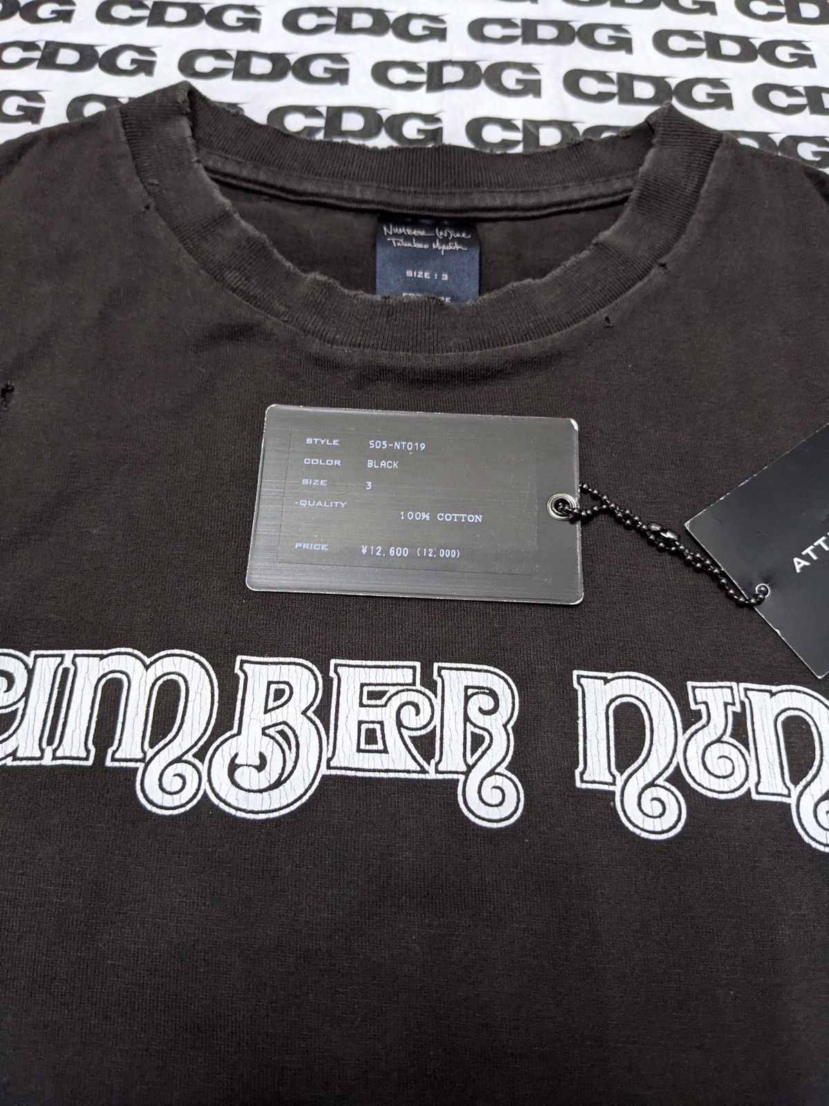Japanese Brand NUMBER (N)INE Takahiro Miyashita 05SS Nightcrawler Tee Size US M / EU 48-50 / 2 - 6 Thumbnail