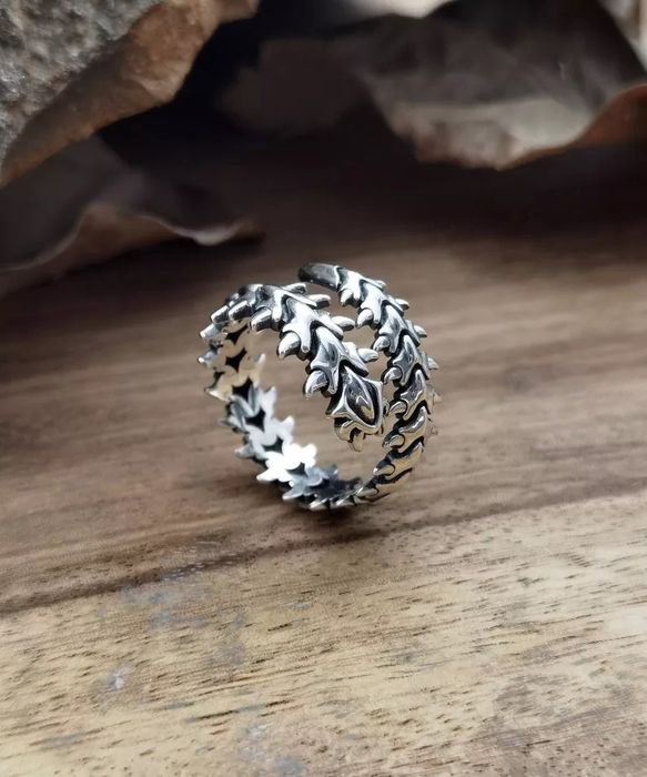 Vintage Spine Ring Skeleton Bones Goth Punk Rock Jewelry Chrome | Grailed