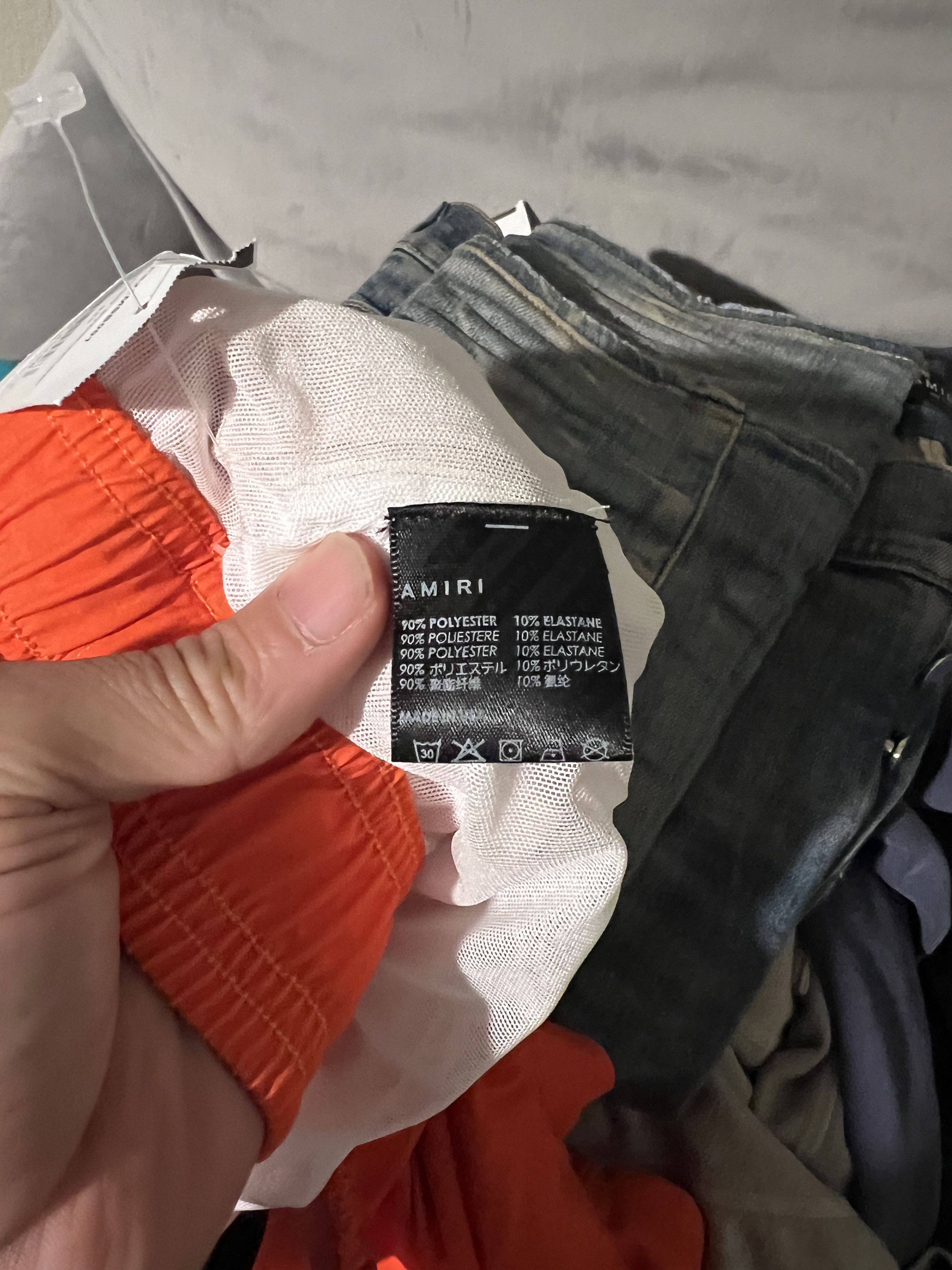 Amiri Amiri Orange Swim Shorts Size US 30 / EU 46 - 4 Thumbnail