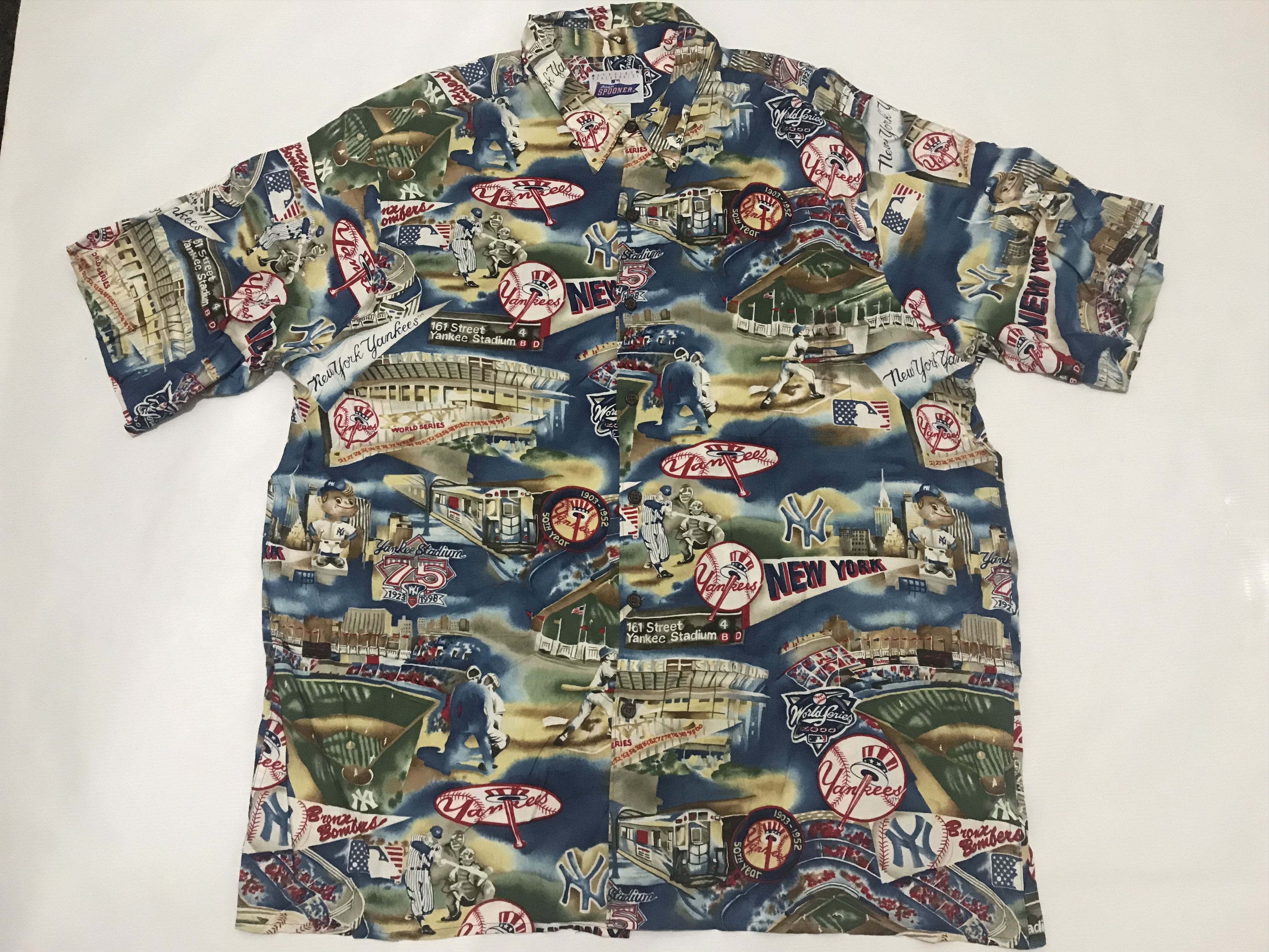 MLB New York Yankees MLB Reyn Spooner Shirt Size US XXL / EU 58 / 5 - 4 Thumbnail