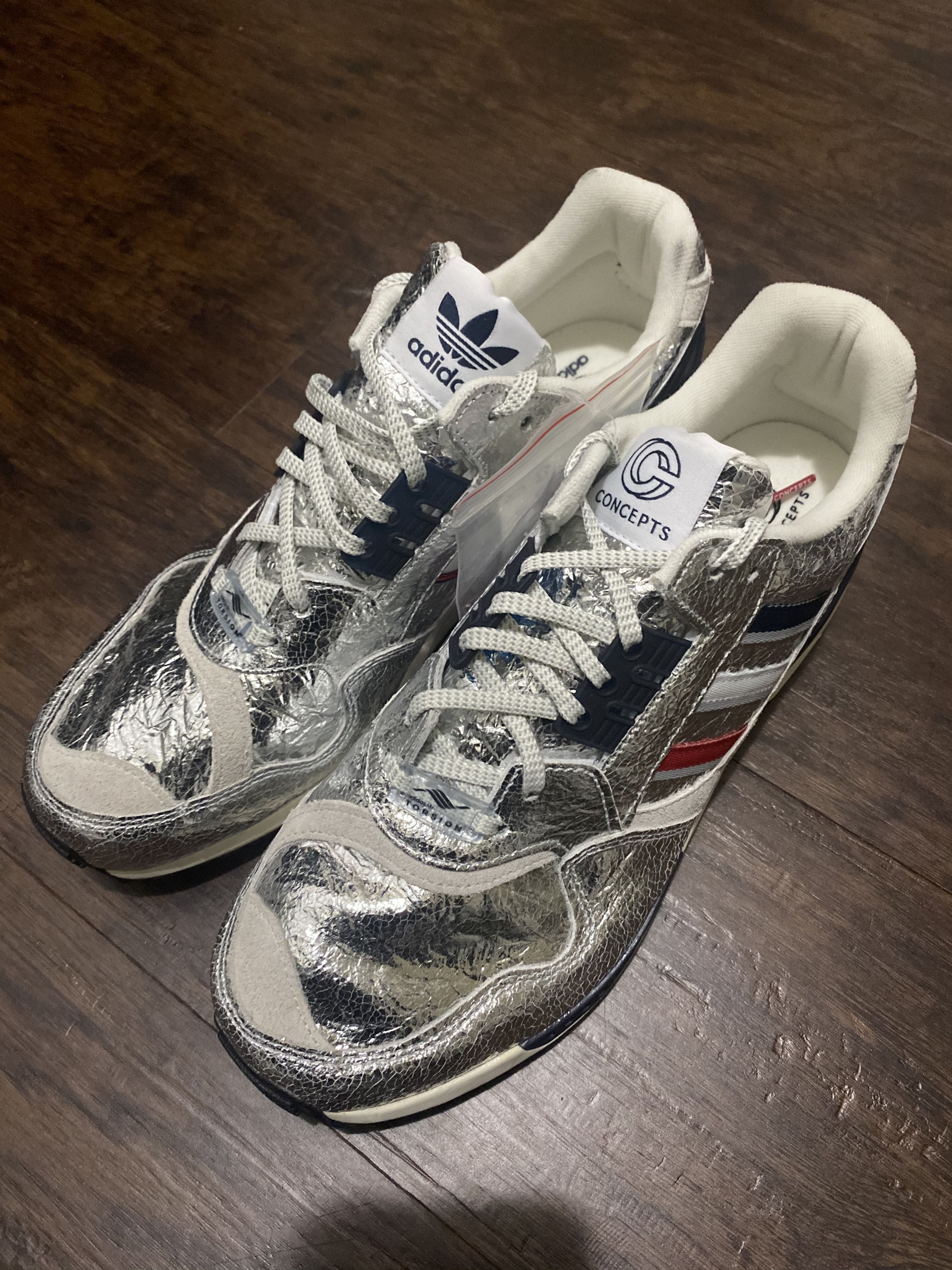 Concepts adidas ZX 9000 Boston Marathon mens Silver sz 10.5
