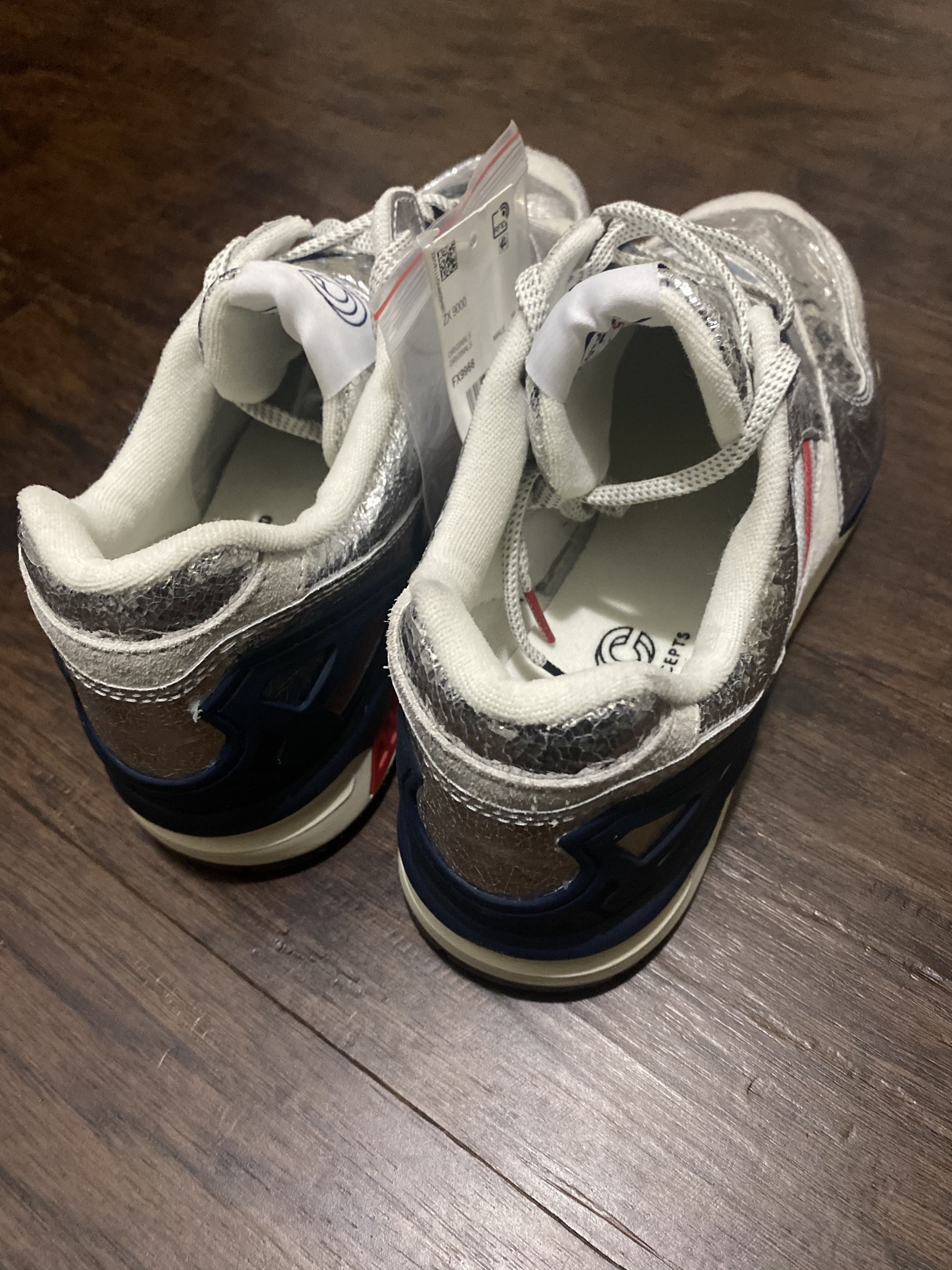 Concepts adidas ZX 9000 Boston Marathon mens Silver sz 10.5