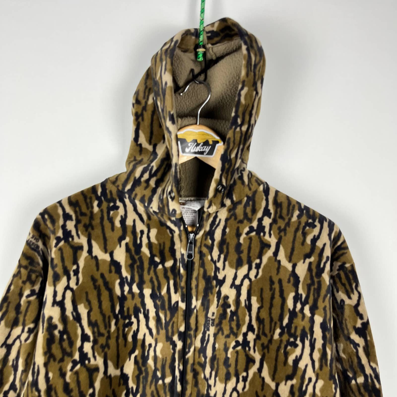Carhartt Vintage 80s Carhartt Mossy Oak Zip up Hoodie XL Size US XL / EU 56 / 4 - 2 Thumbnail
