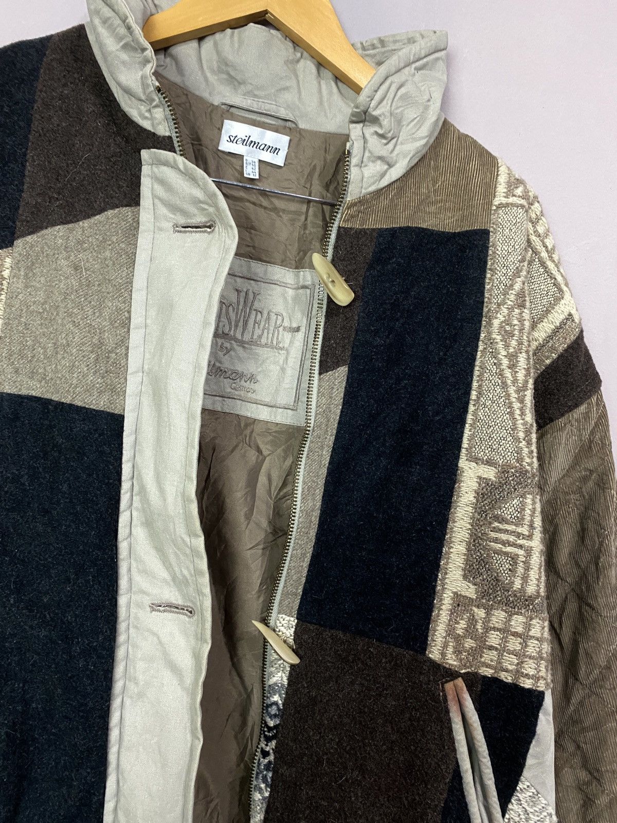 Vintage 💥RARE💥 Sportwear By Steilmann Abstract Zipper button jacket Size US L / EU 52-54 / 3 - 21 Thumbnail