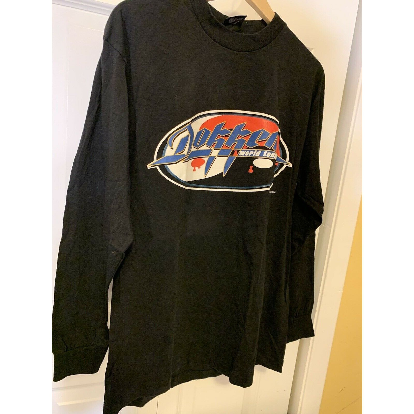 Giant Vintage DOKKEN WORLD TOUR 1995 Men’s Sz L T Shirt Rock Metal Size US L / EU 52-54 / 3 - 3 Thumbnail