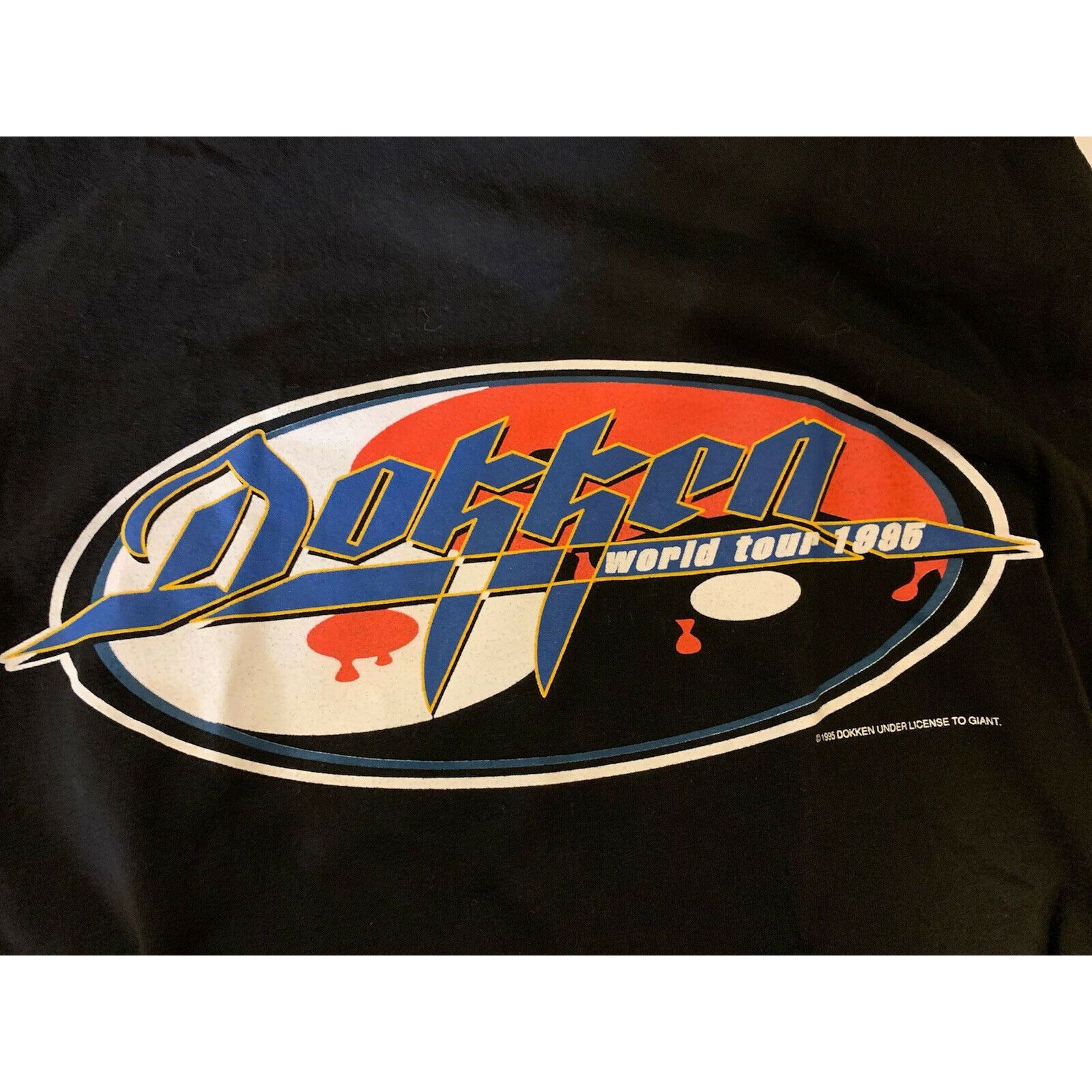 Giant Vintage DOKKEN WORLD TOUR 1995 Men’s Sz L T Shirt Rock Metal Size US L / EU 52-54 / 3 - 1 Thumbnail