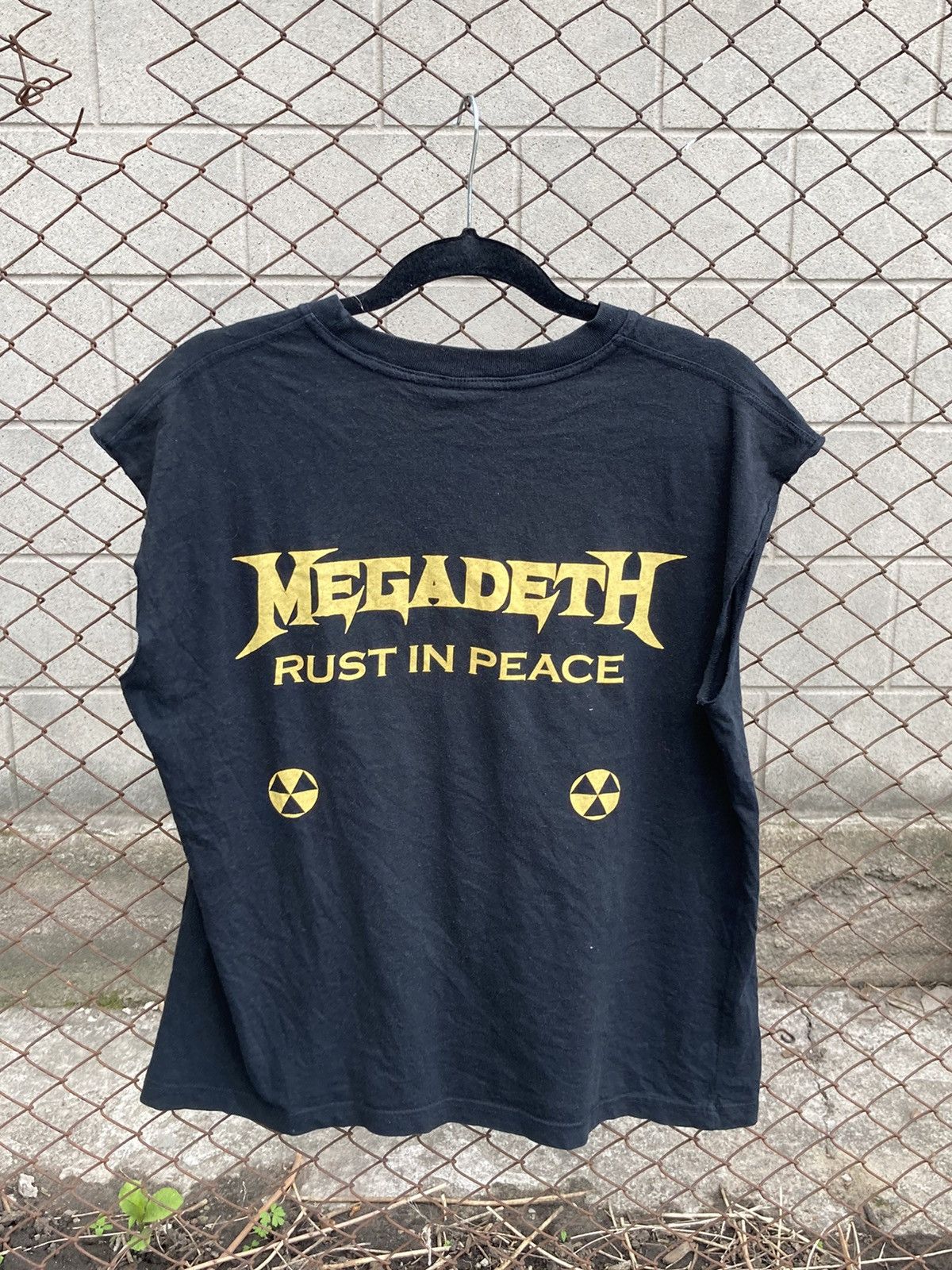 Band Tees × Megadeth × Vintage 90’s vintage Megadeth rust in peace double logo shirt Size US M / EU 48-50 / 2 - 2 Thumbnail