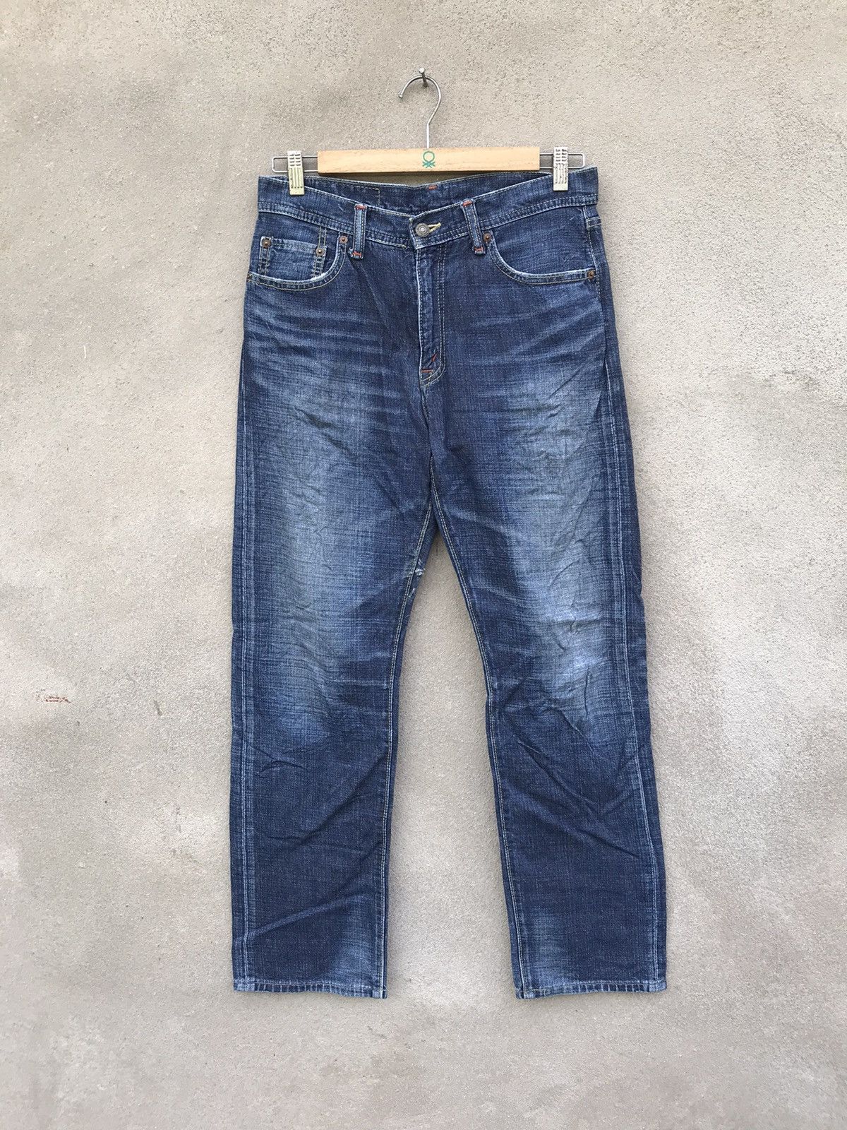 image of Gl Heart Distressed Denim Pants , Men's (Size 30)