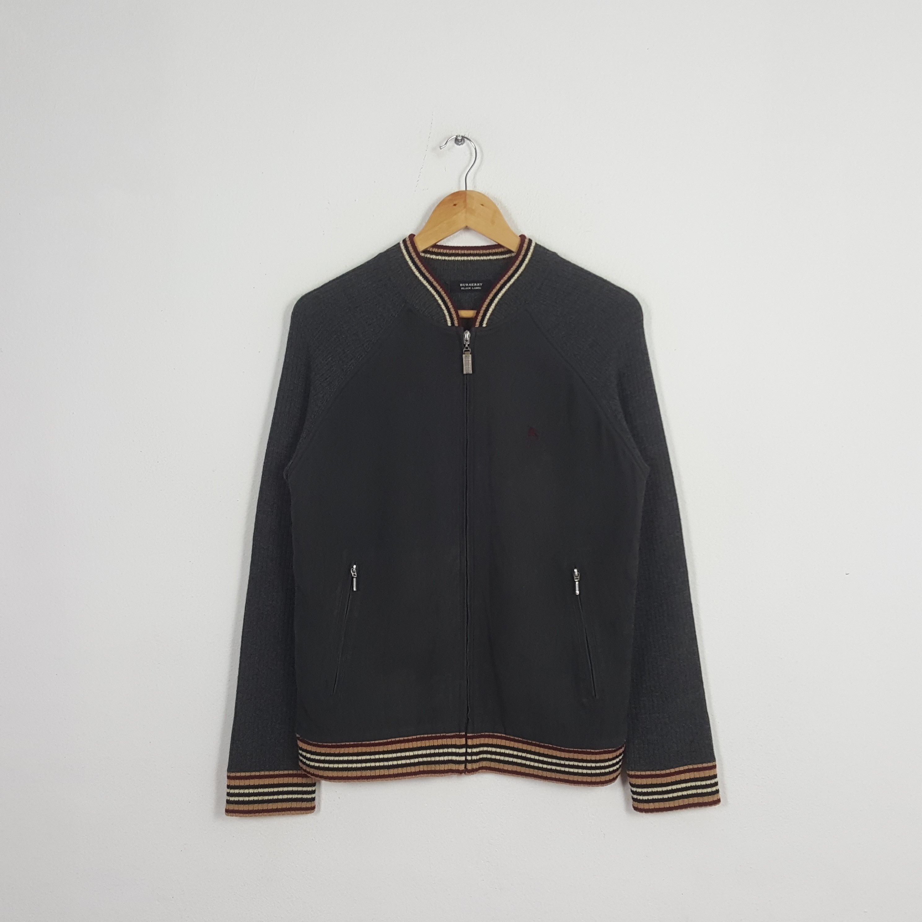 Vintage Burberry Black Label Stripes Style Jacket