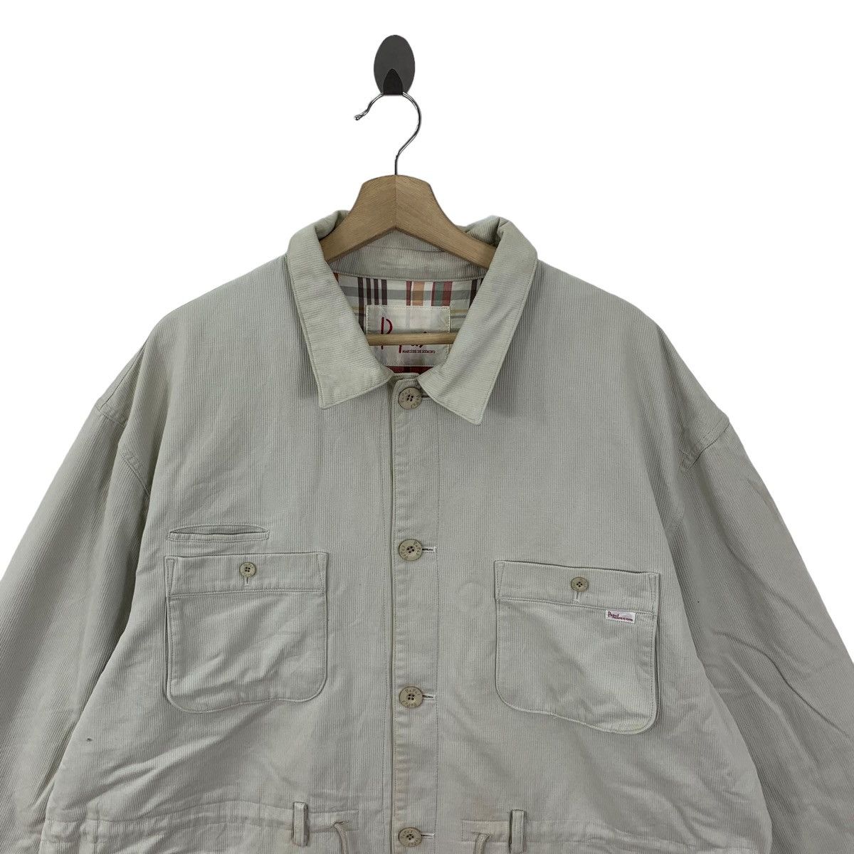 Designer × Vintage Vintage 90s Papas Chore Jacket Double Pocket Size US L / EU 52-54 / 3 - 3 Thumbnail