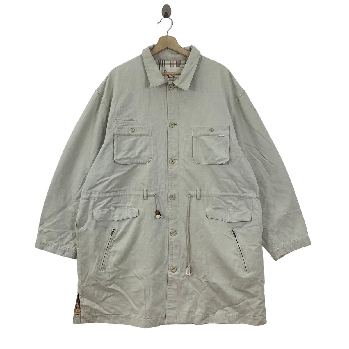 Designer × Vintage Vintage 90s Papas Chore Jacket Double Pocket Size US L / EU 52-54 / 3 - 2 Thumbnail