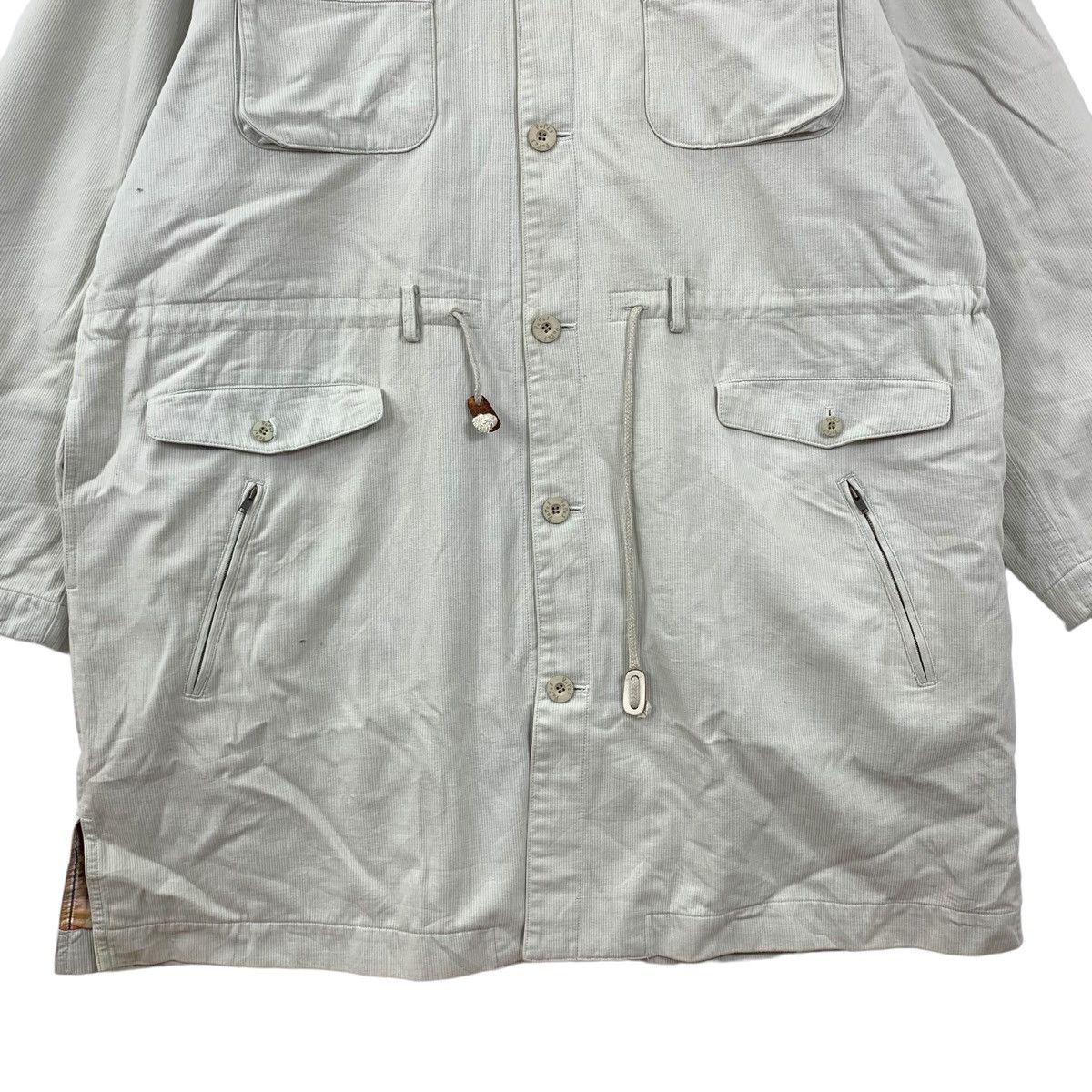 Designer × Vintage Vintage 90s Papas Chore Jacket Double Pocket Size US L / EU 52-54 / 3 - 4 Thumbnail