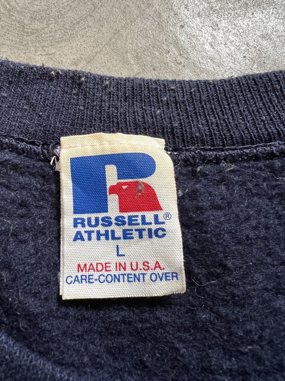 Russell Athletic × Vintage VTG 🏴‍☠️ Russel Athletic Crewneck Sweatshirt Size US L / EU 52-54 / 3 - 12 Thumbnail