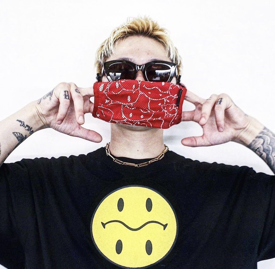Takashi Murakami TMKK Smiley Mask Size ONE SIZE - 1 Thumbnail