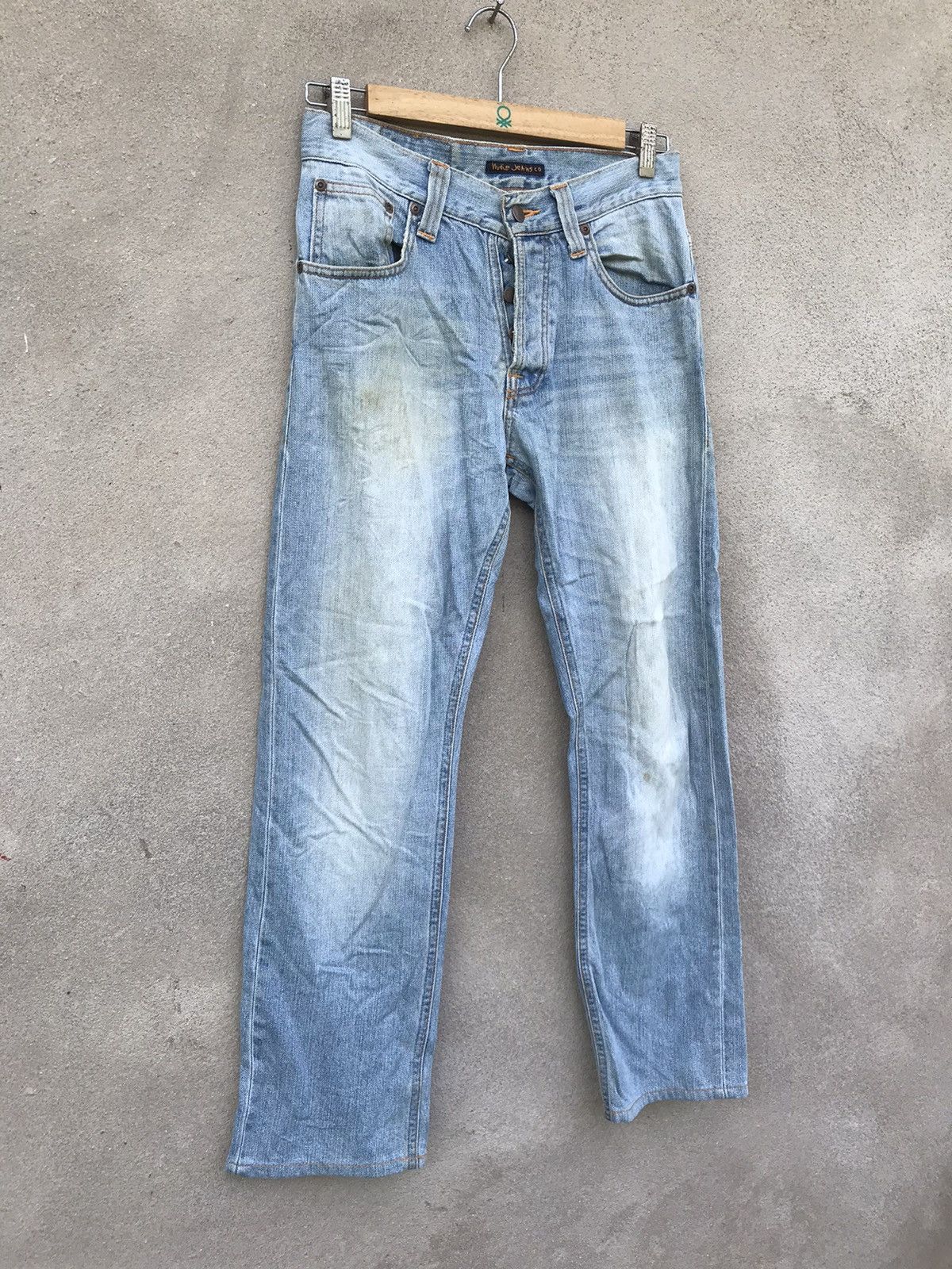 Nudie Jeans VINTAGE NUDIE JEANS CO. DISTRESSED DENIM Size US 29 - 2 Thumbnail
