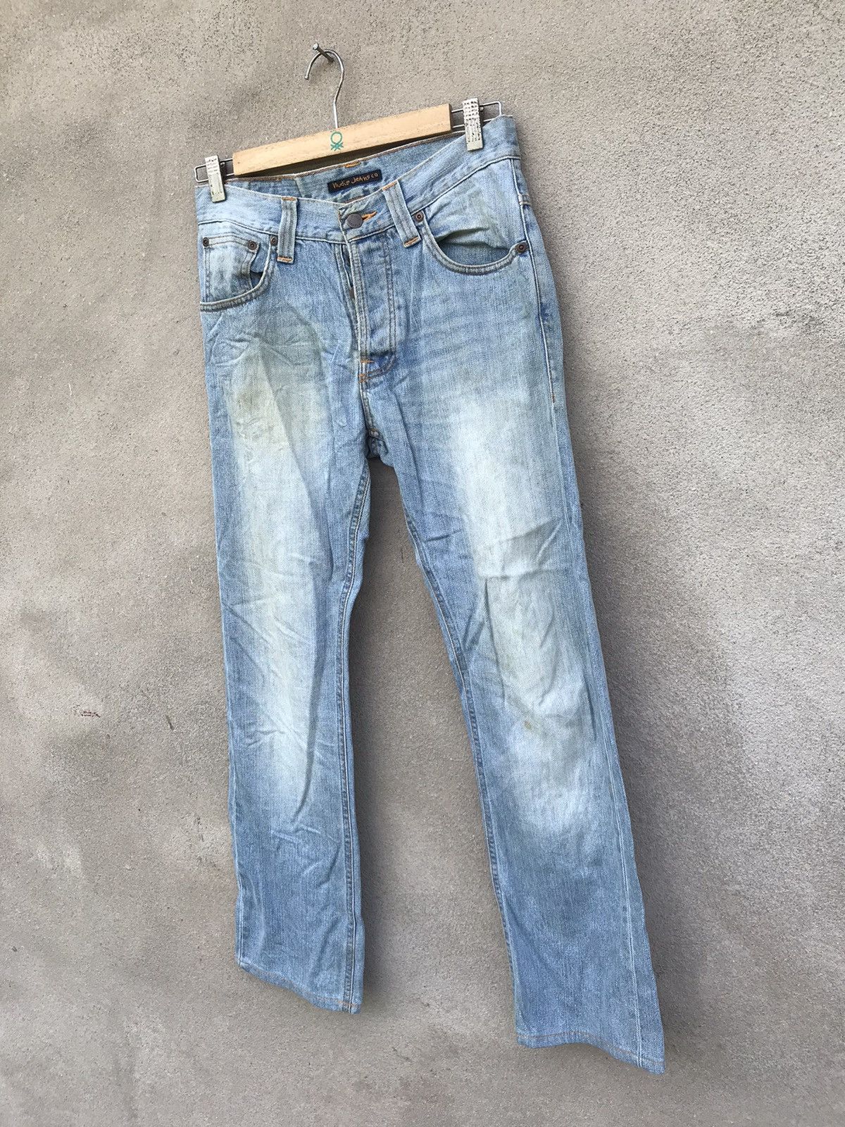 Nudie Jeans VINTAGE NUDIE JEANS CO. DISTRESSED DENIM Size US 29 - 3 Thumbnail