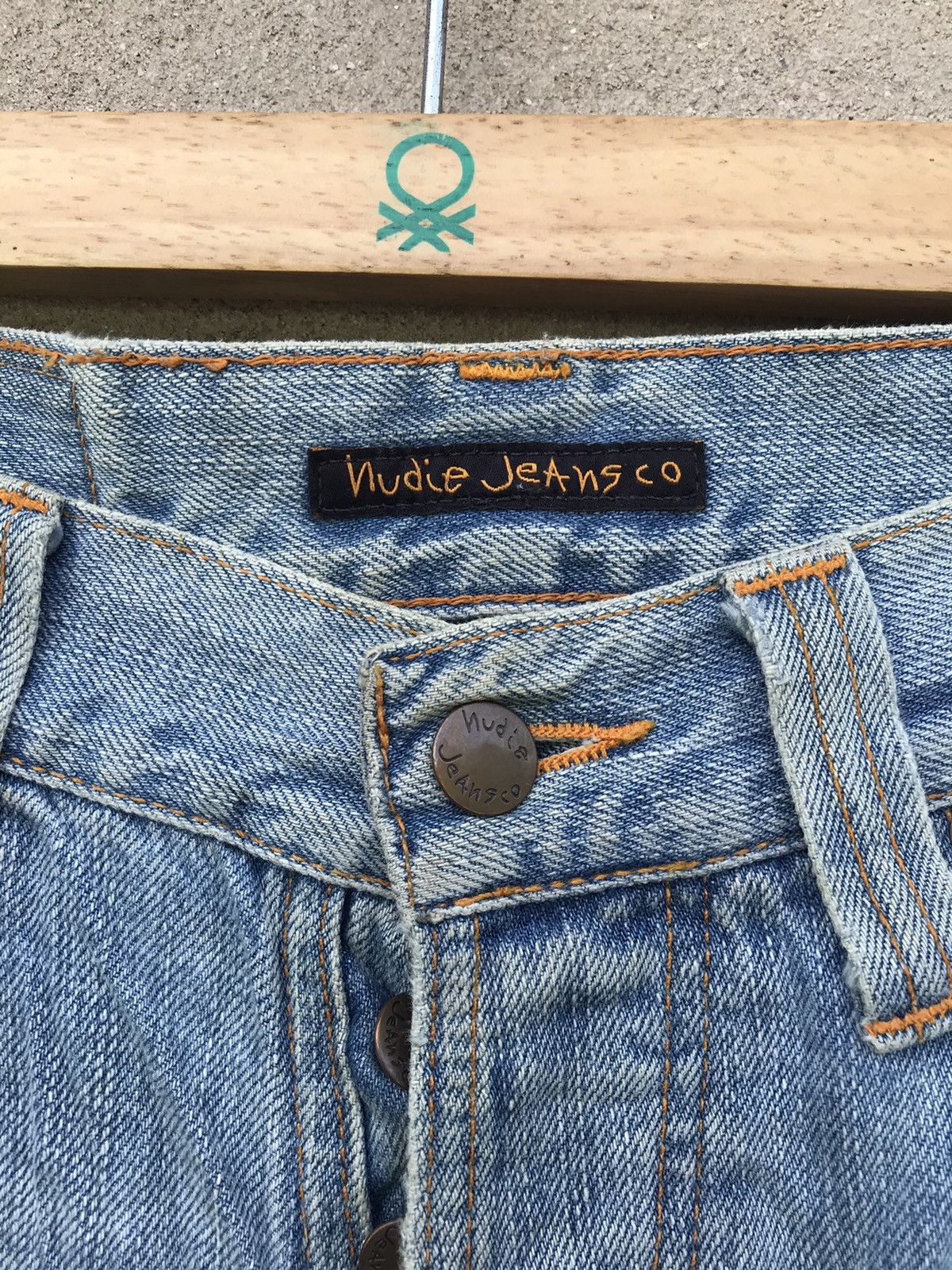 Nudie Jeans VINTAGE NUDIE JEANS CO. DISTRESSED DENIM Size US 29 - 6 Thumbnail