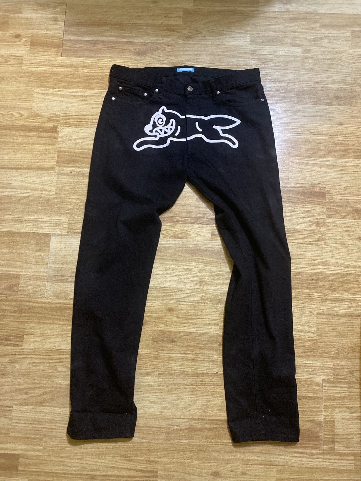 Rare BBC OG 2024 Jumping Dog & Astronaut Print Jeans