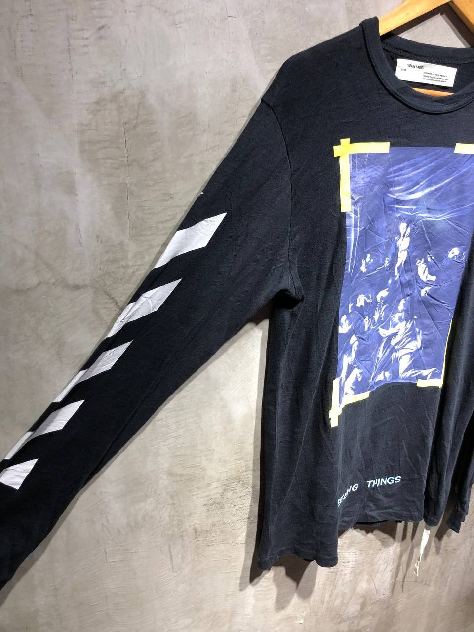 Off-White Off-White Caravaggio Diagonal Long sleeves shirt Size US M / EU 48-50 / 2 - 8 Thumbnail