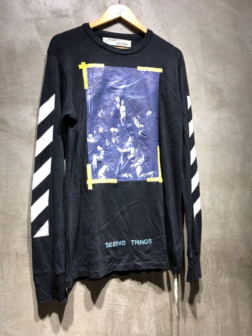 Off-White Off-White Caravaggio Diagonal Long sleeves shirt Size US M / EU 48-50 / 2 - 3 Thumbnail