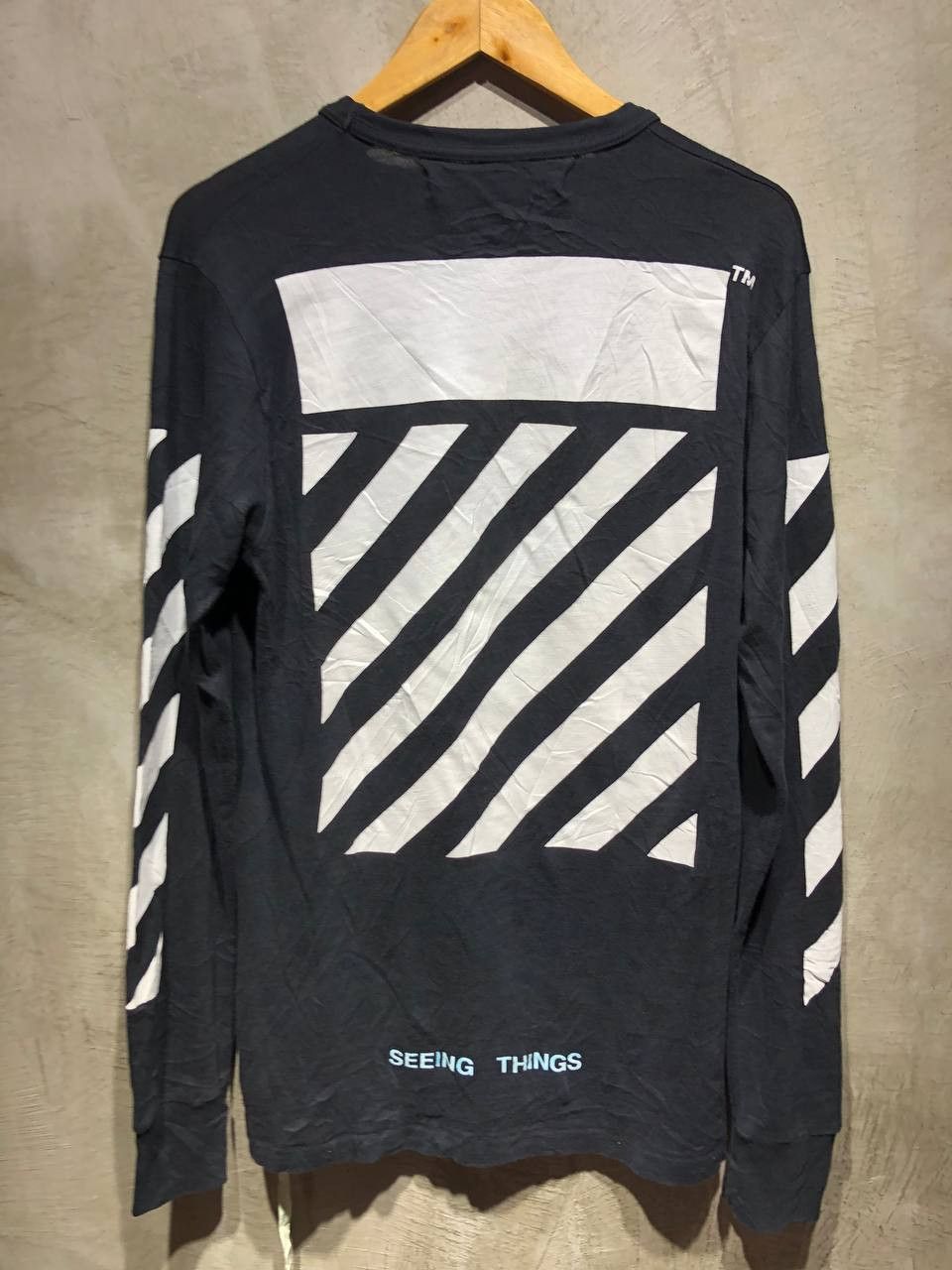 Off-White Off-White Caravaggio Diagonal Long sleeves shirt Size US M / EU 48-50 / 2 - 2 Thumbnail