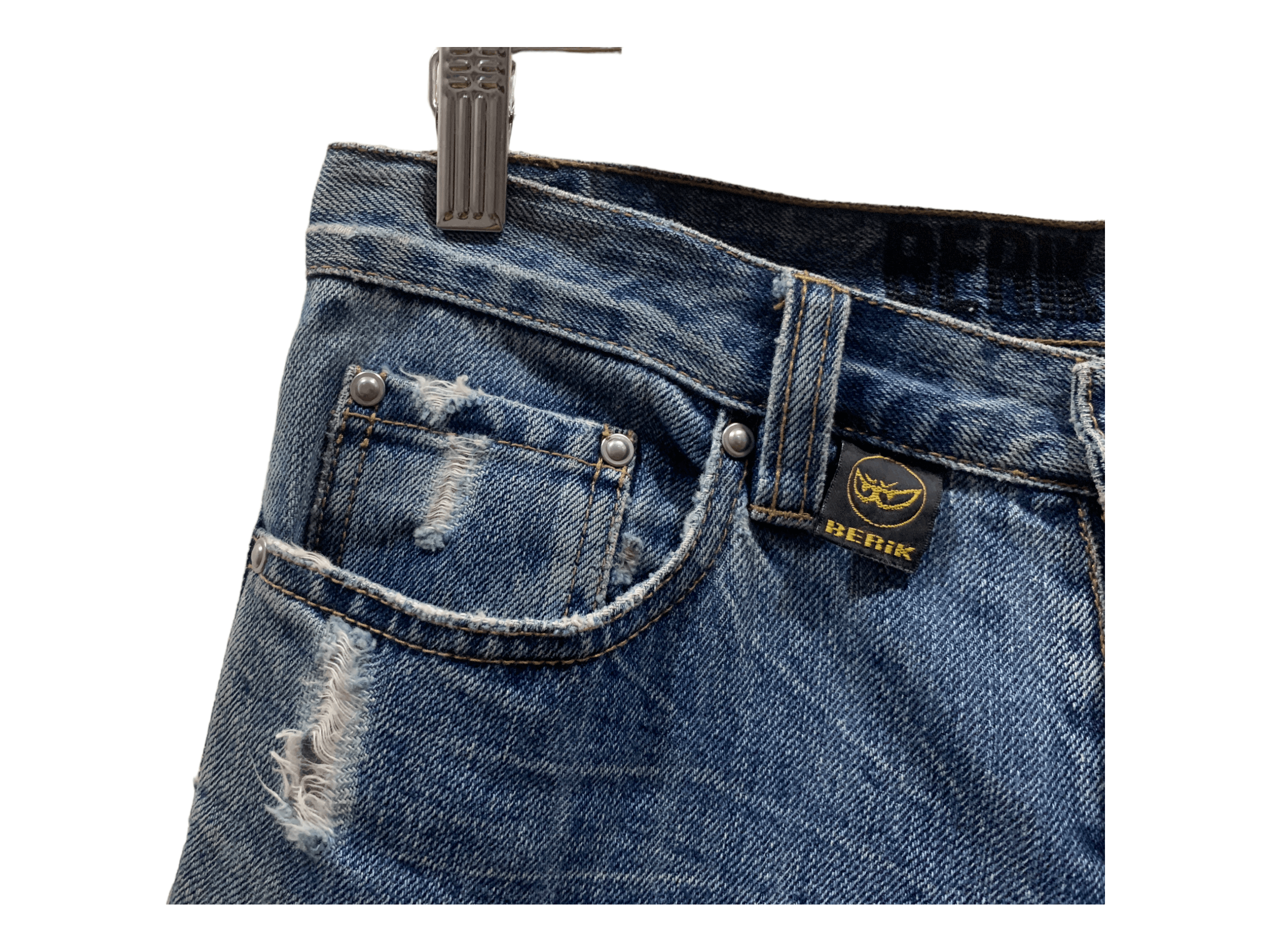 Japanese Brand Berik Jeans Distressed Jeans Size US 29 - 11 Thumbnail