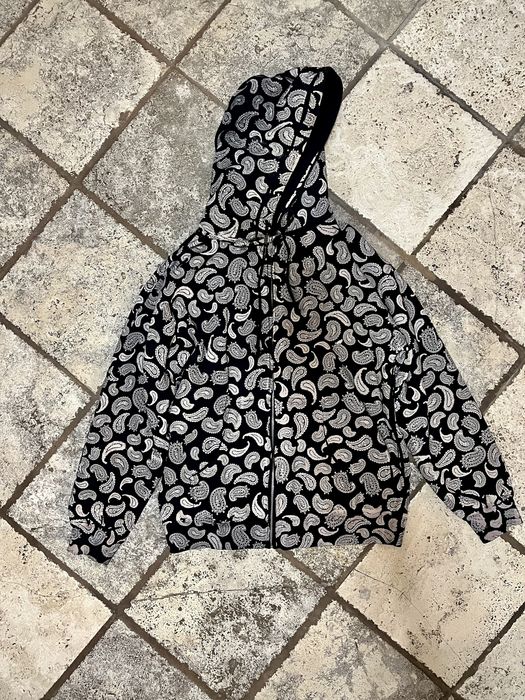 The Hundreds Paisley zip hoodie Grailed