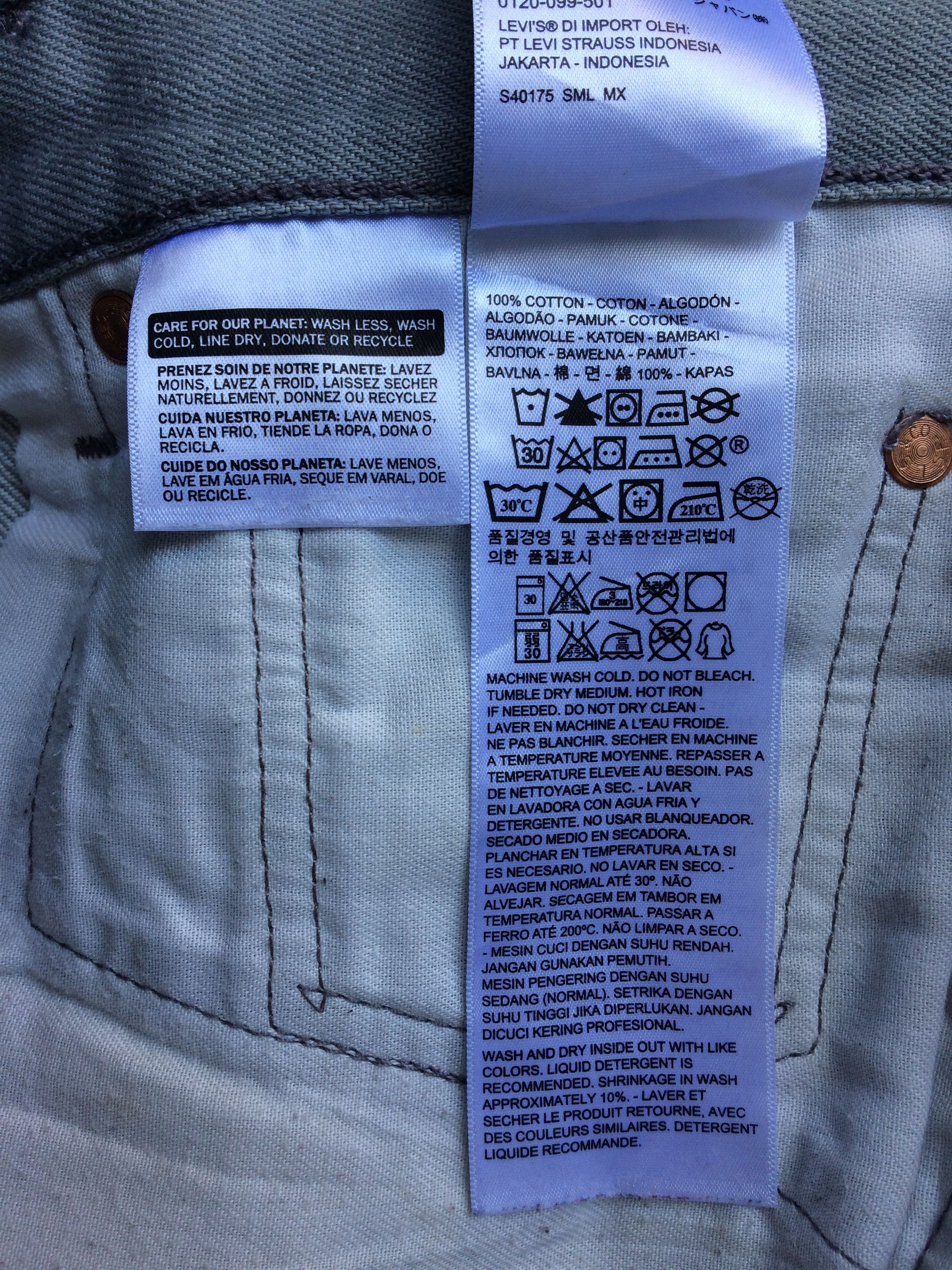 Levi's Vintage Distressed Levis 501 Jeans #B-480 Size US 35 - 13 Thumbnail